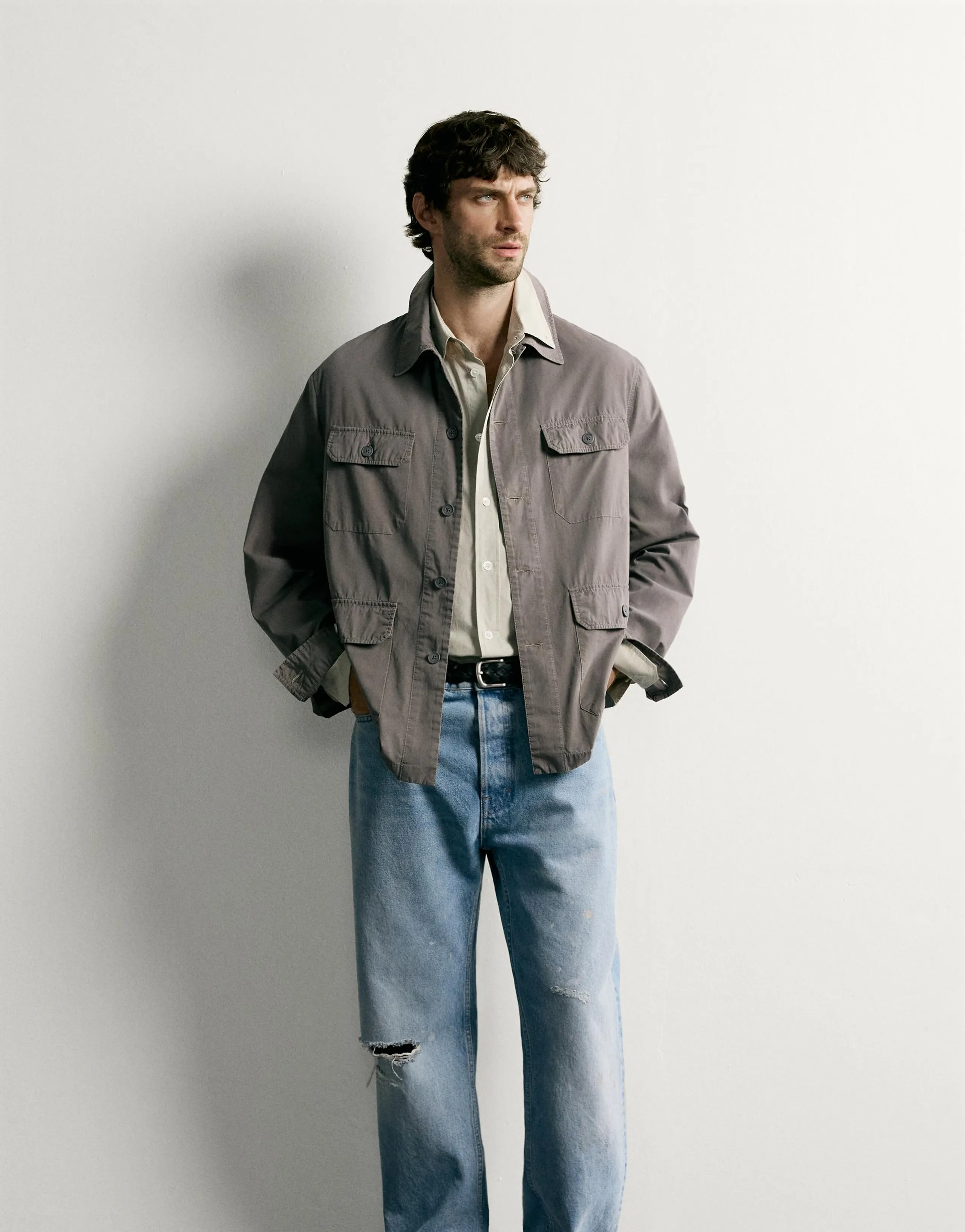 LIGHTWEIGHT POCKET OVERSHIRT
