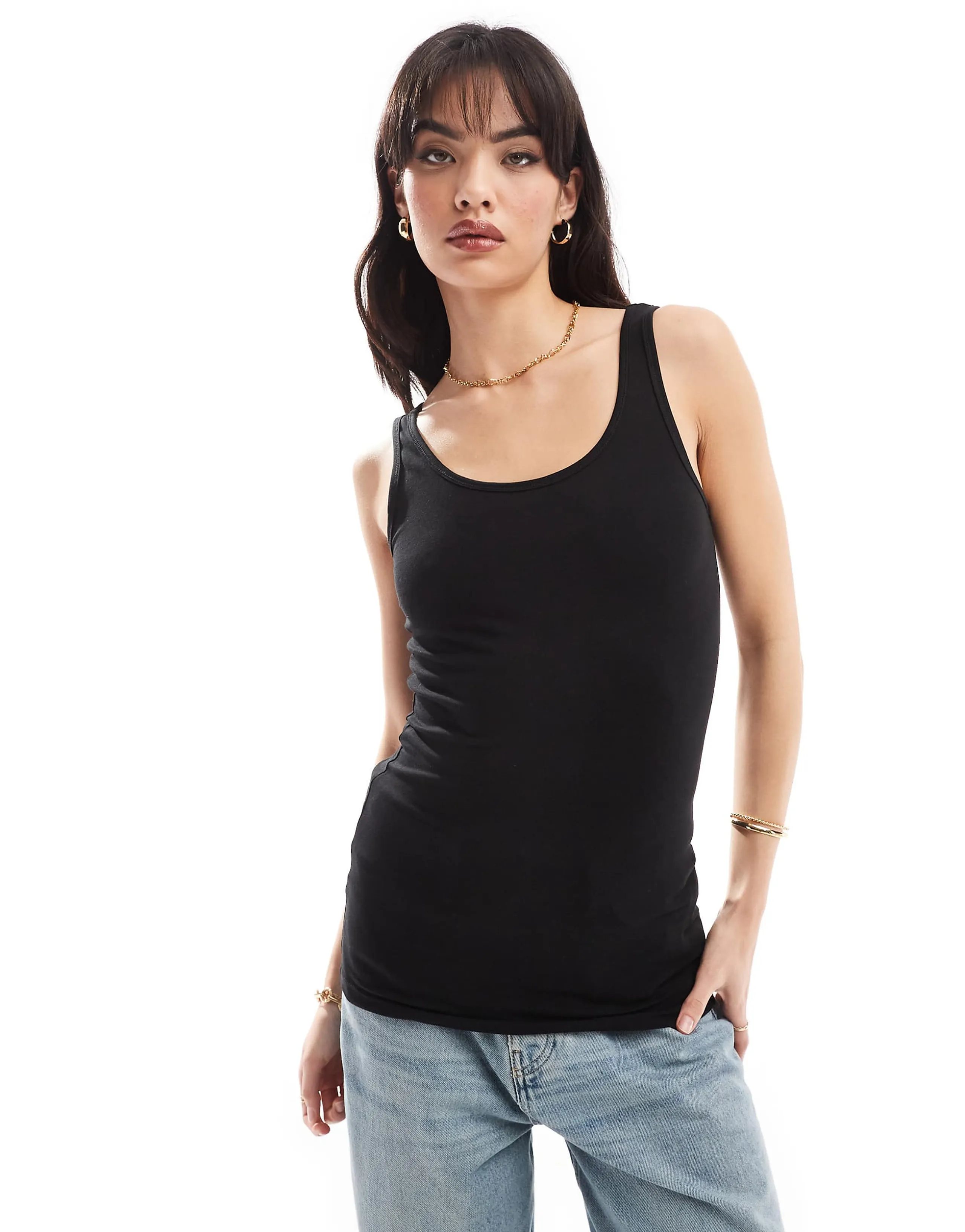 Jdy tank top in black