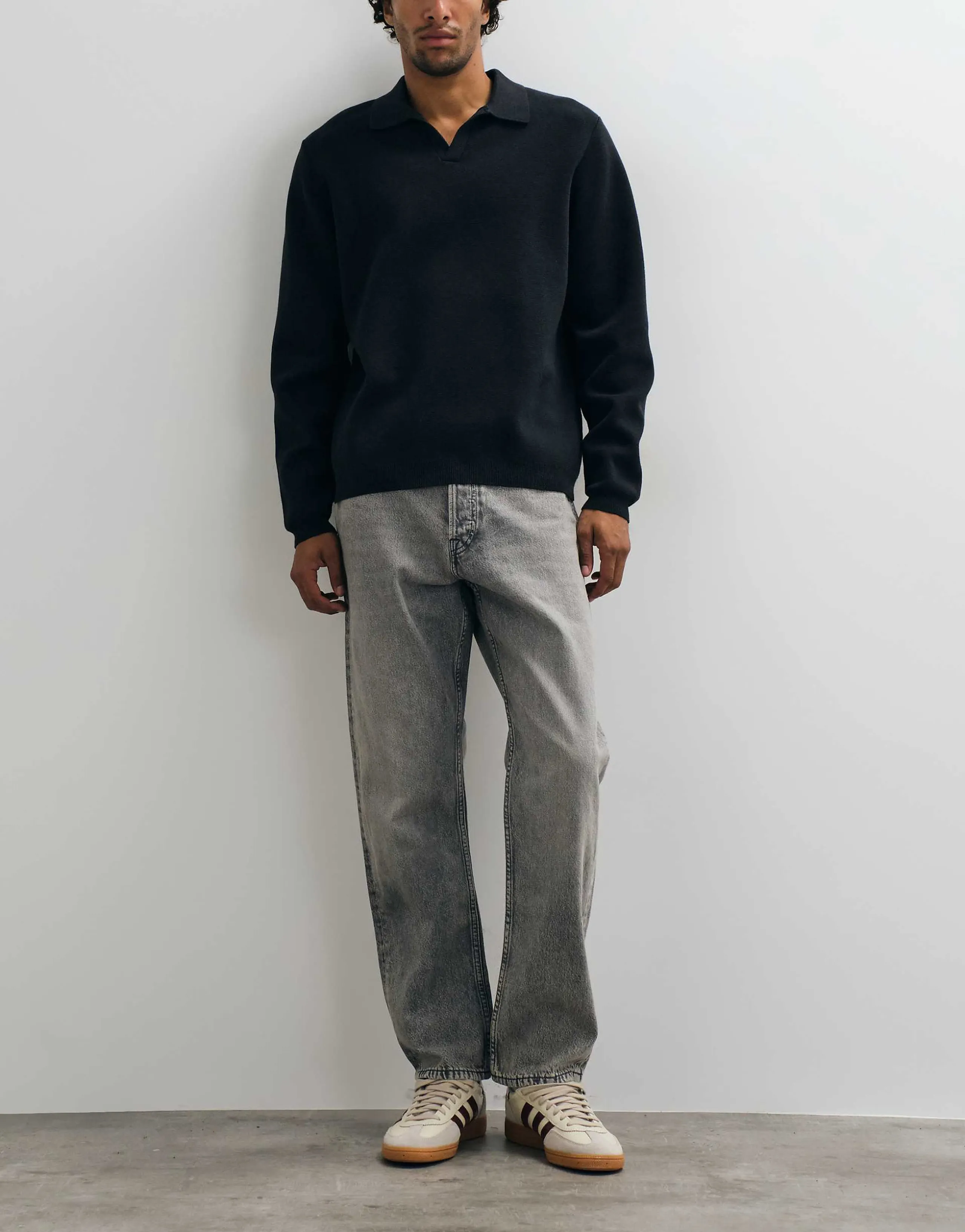 Jack & Jones Chris straight jeans in gray wash