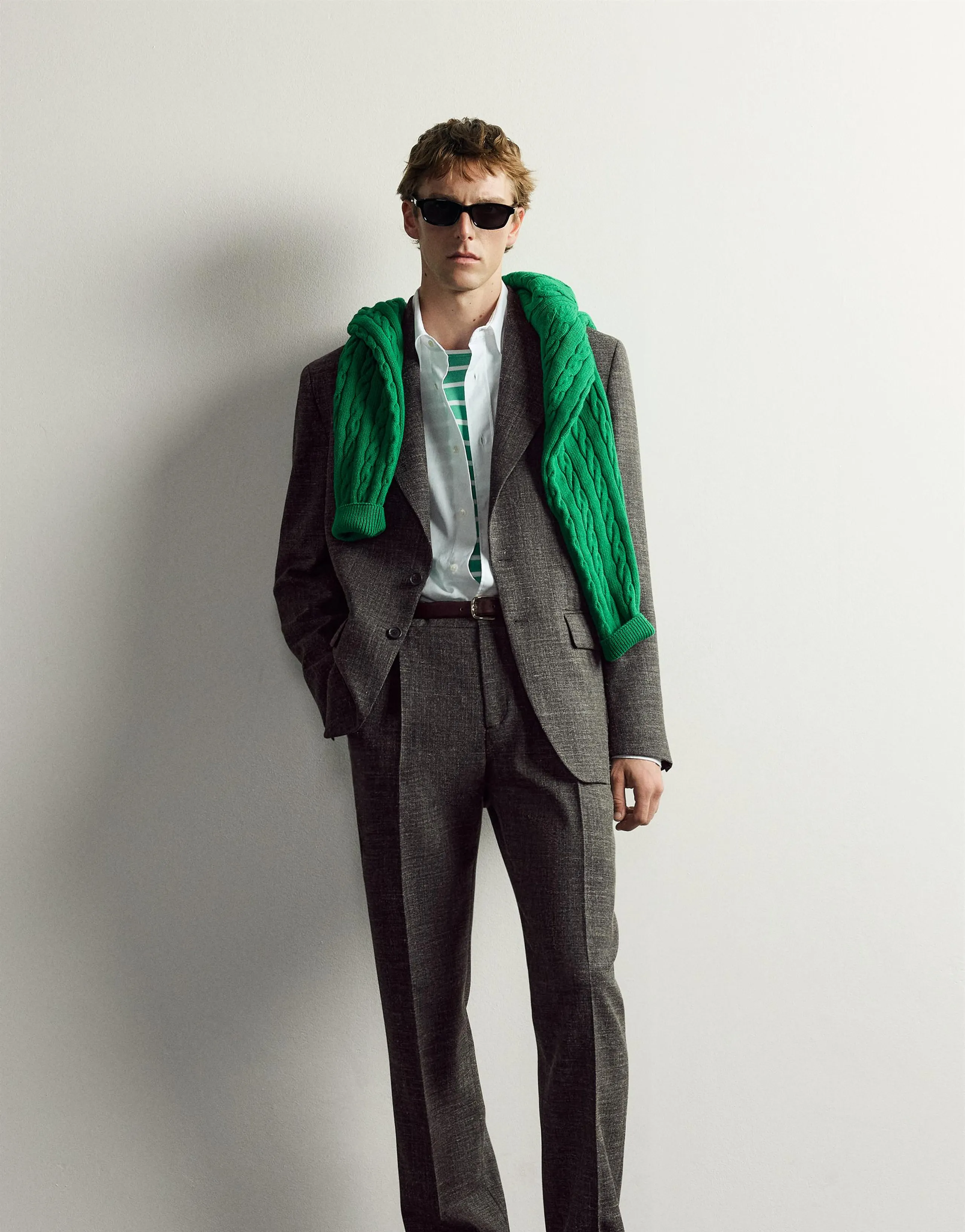 WOOL-LINEN SUIT BLAZER AARON LEVINE X ZARA