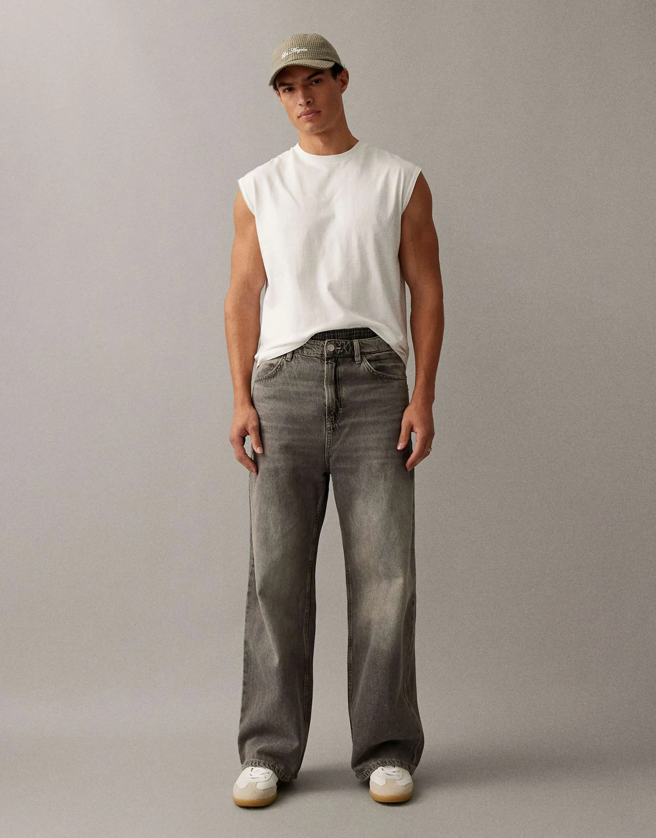 Cotton On super baggy jeans in washed gray