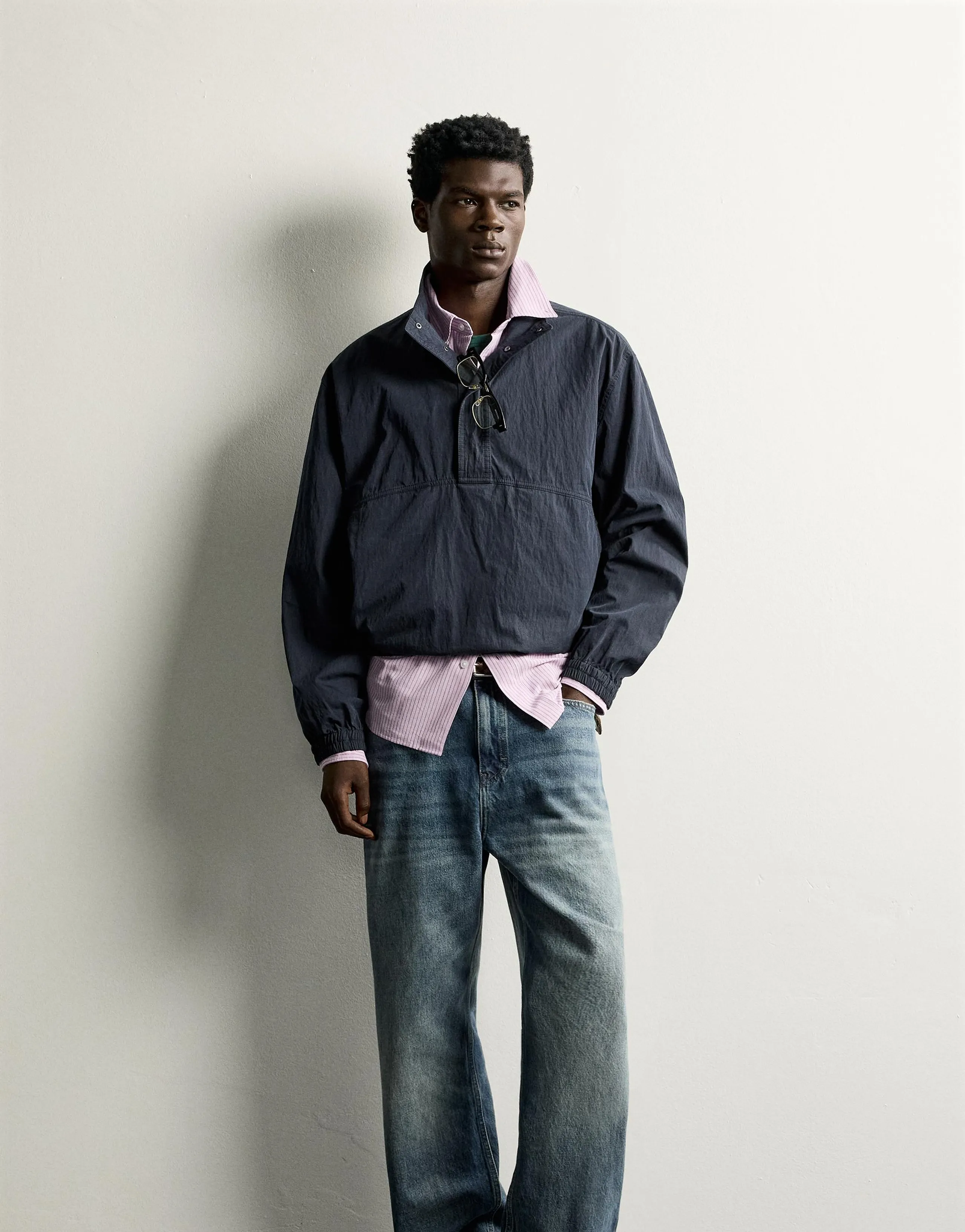 REGULAR FIT POUCH POCKET JACKET