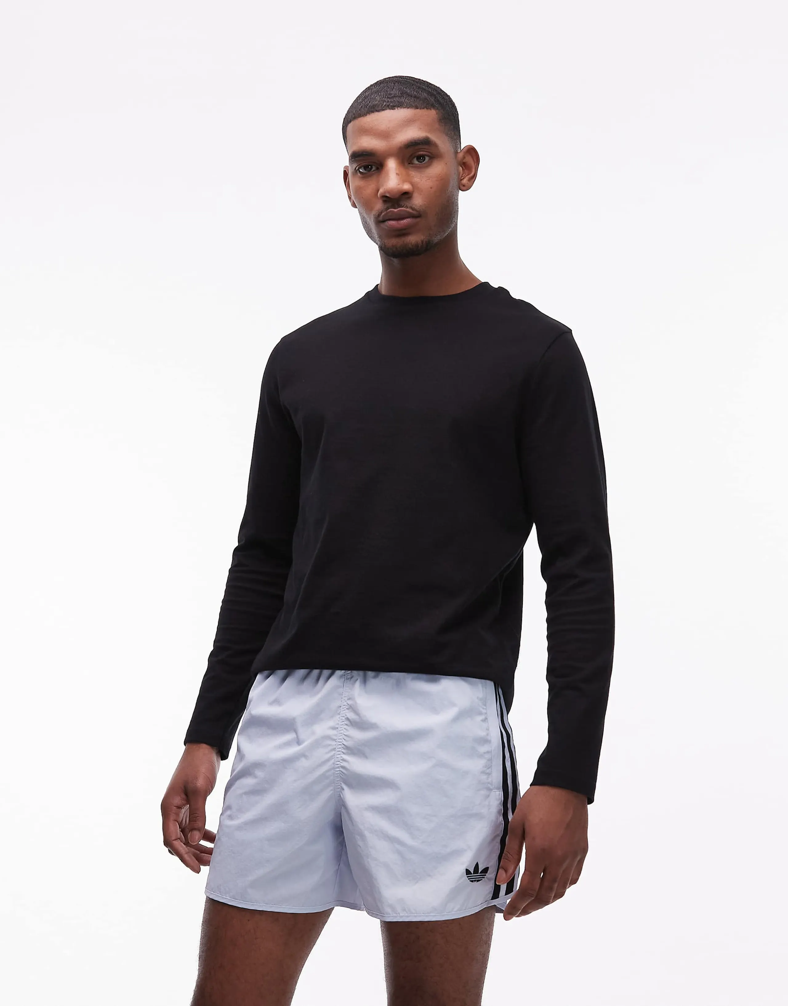 adidas Originals sprinter shorts in blue