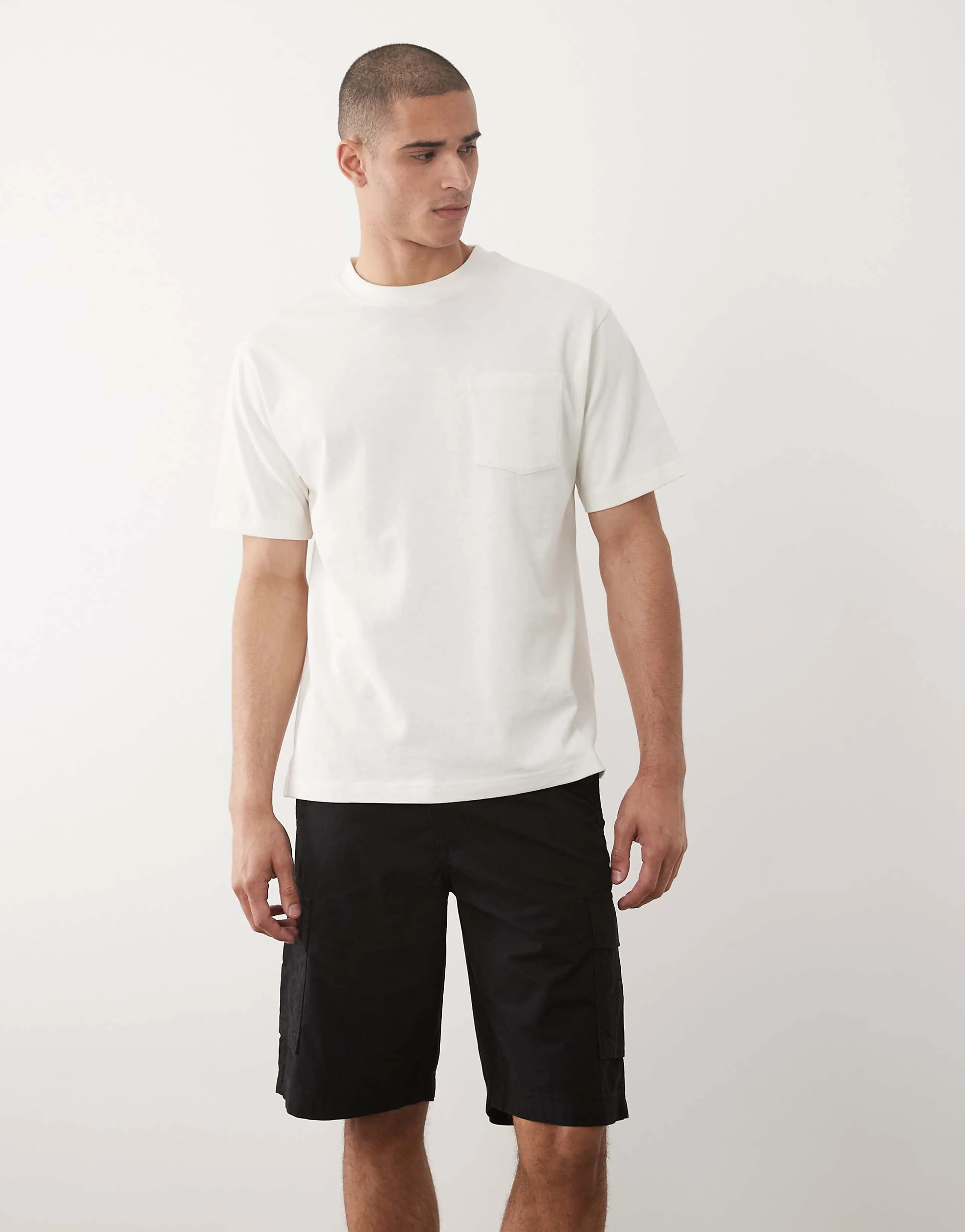 Jack & Jones cargo shorts in black