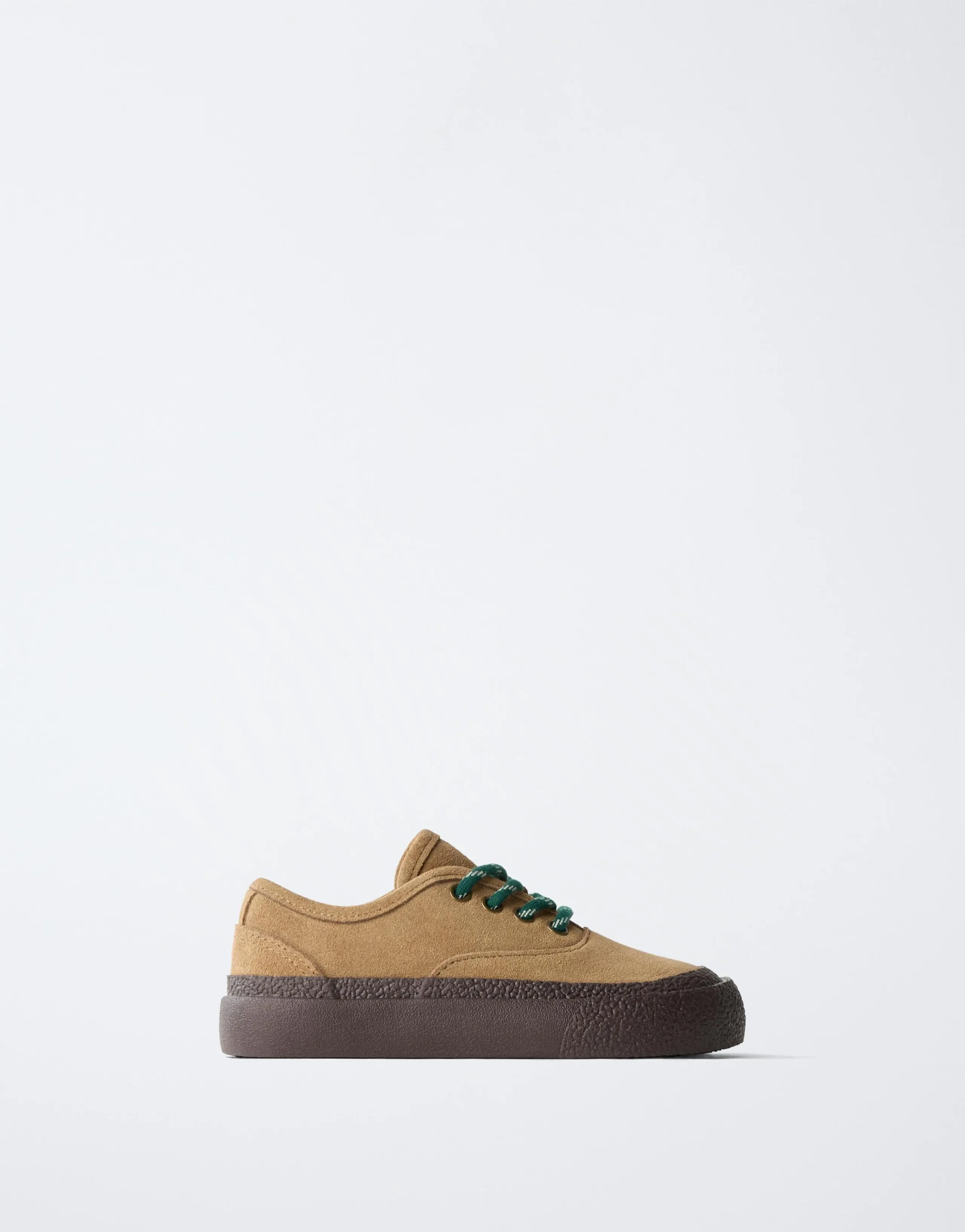 ZARA TIMELESS - CONTRAST LEATHER TRAINERS