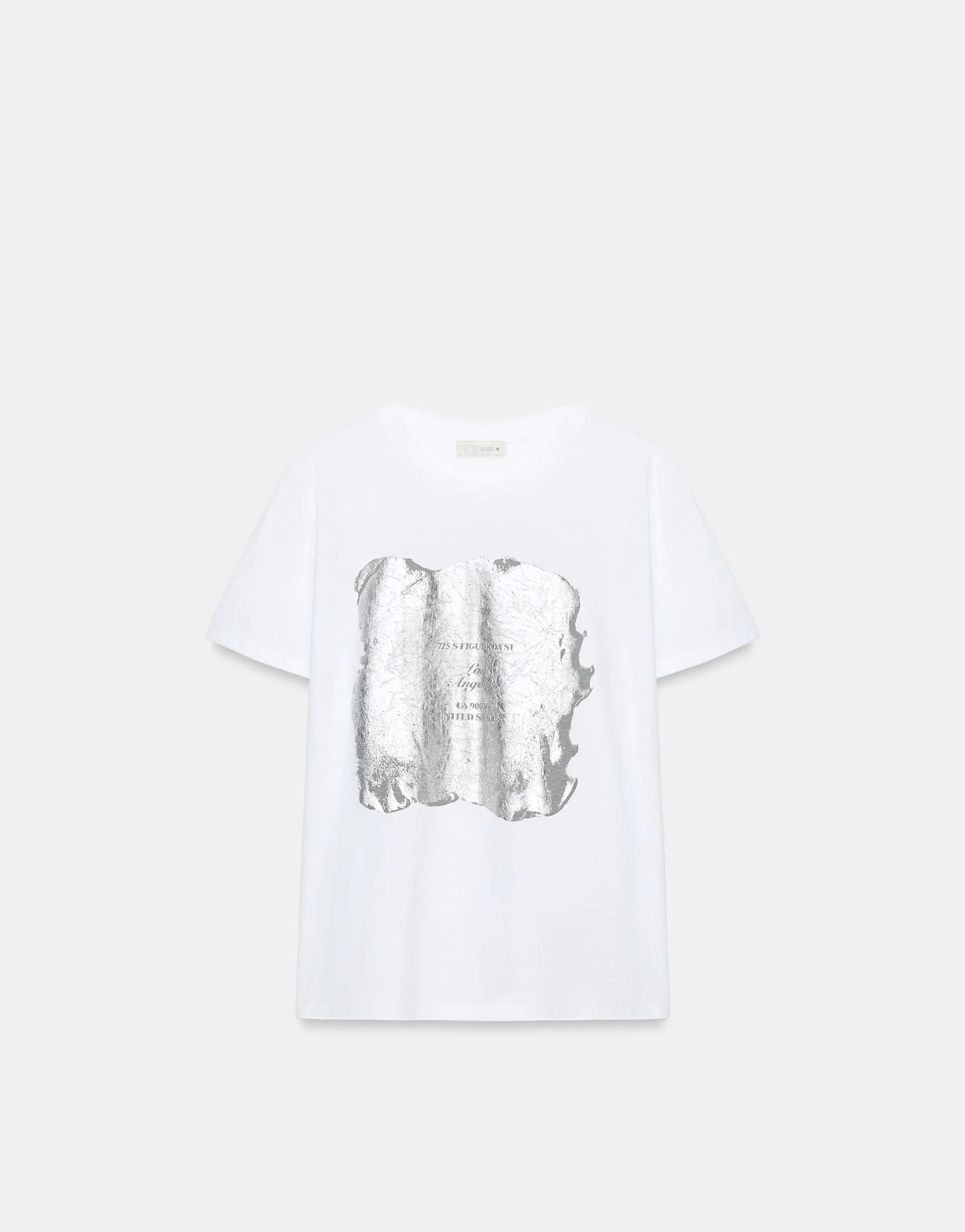 METALLIC SHORT SLEEVE T-SHIRT