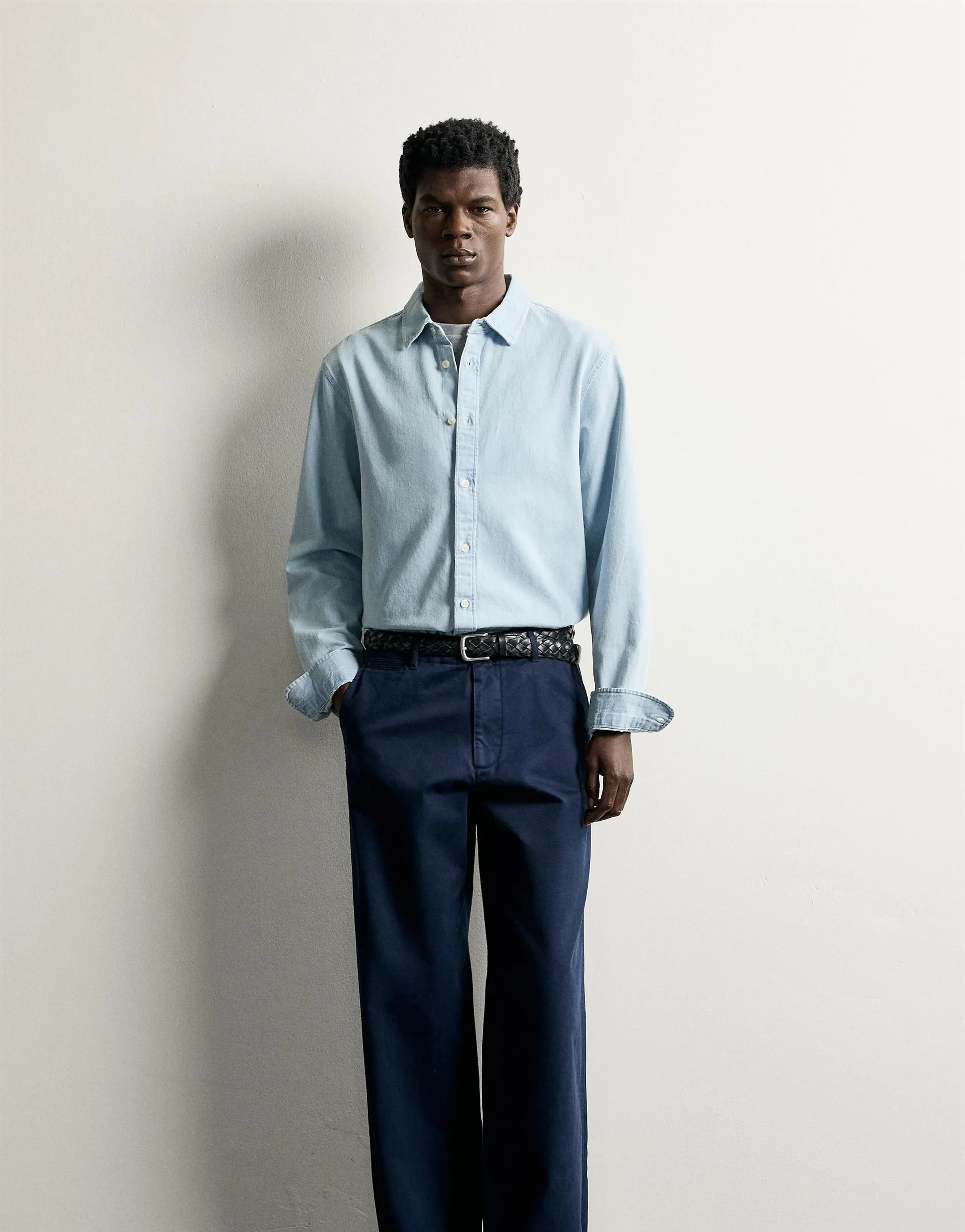 REGULAR FIT DENIM SHIRT