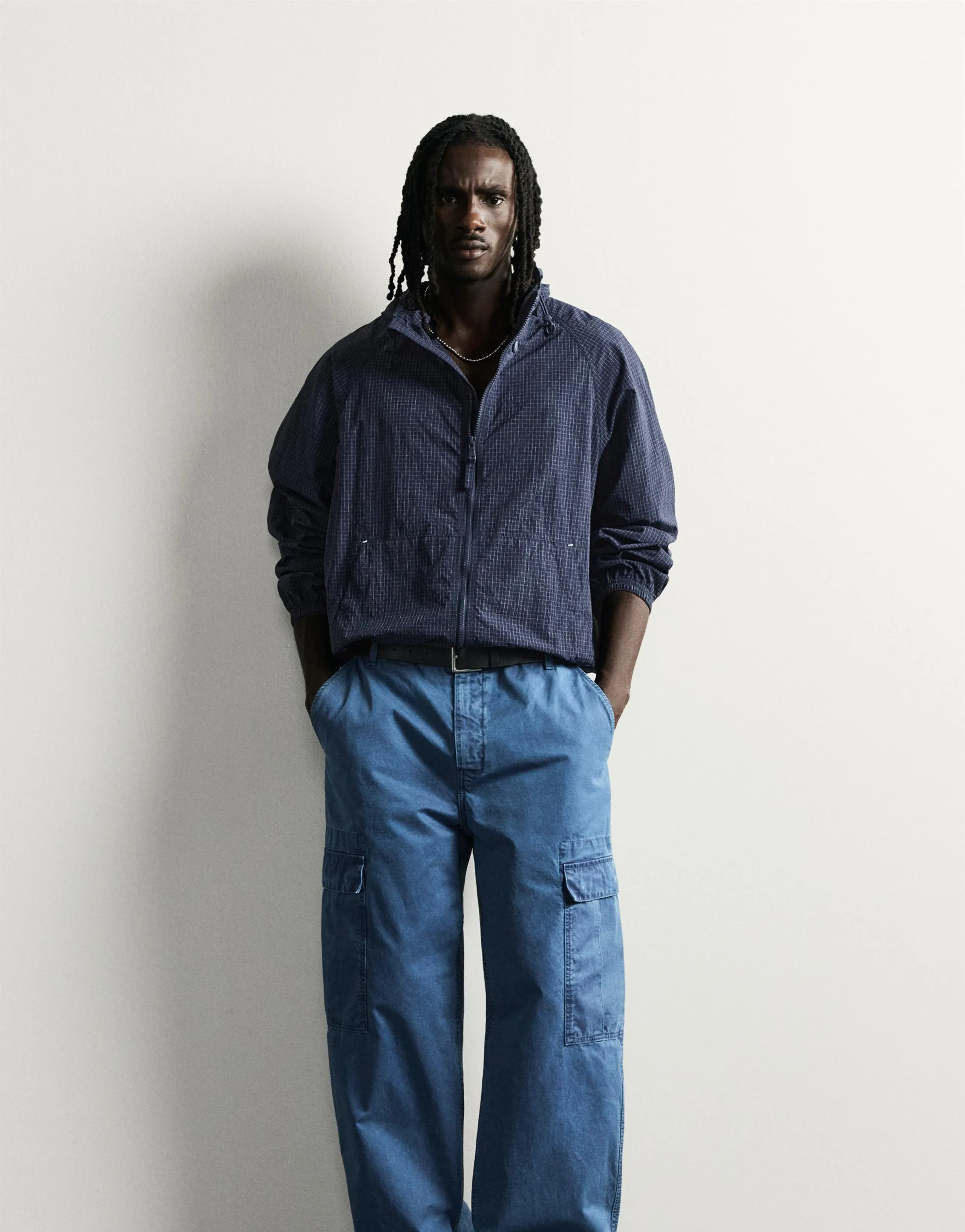 HOODED WINDBREAKER JACKET