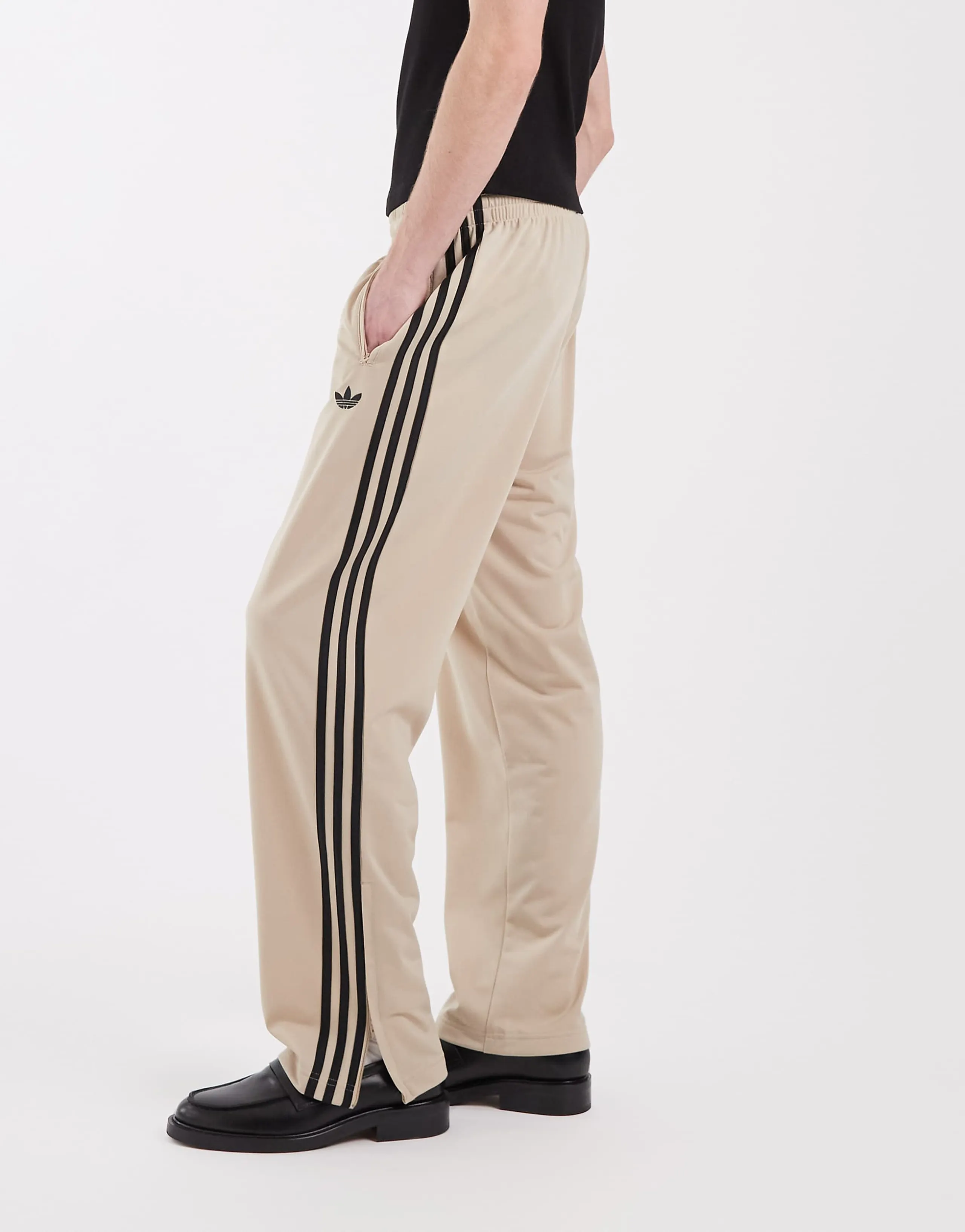 adidas Originals firebird track pants in stone