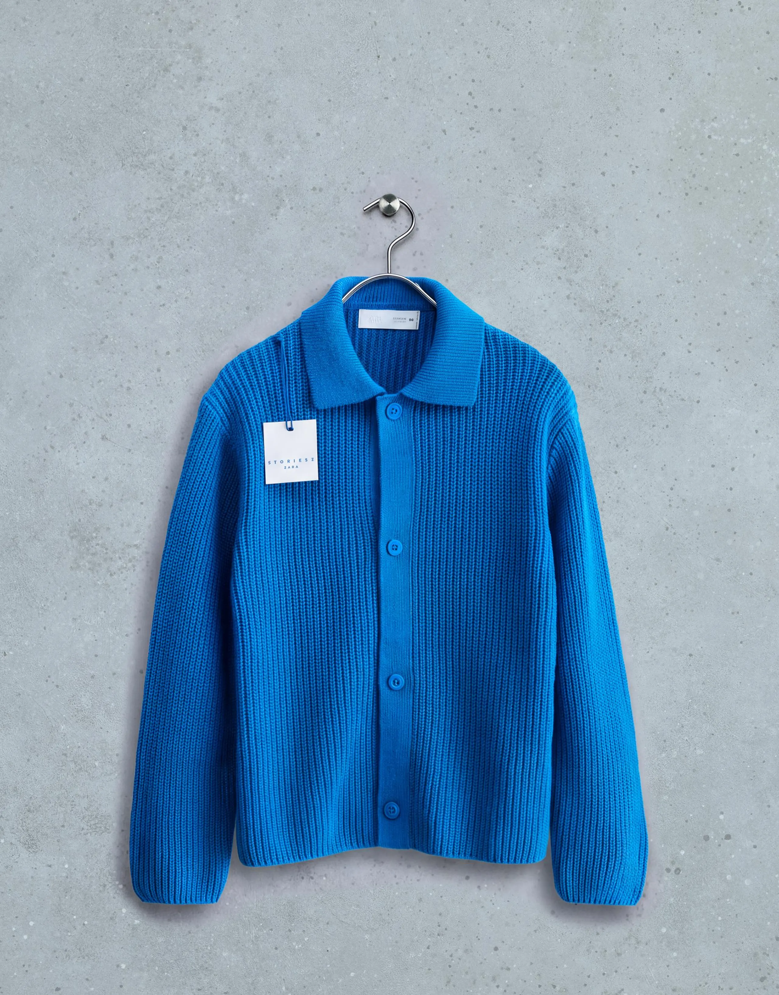 STORIESZ - COTTON AND WOOL BLEND CARDIGAN