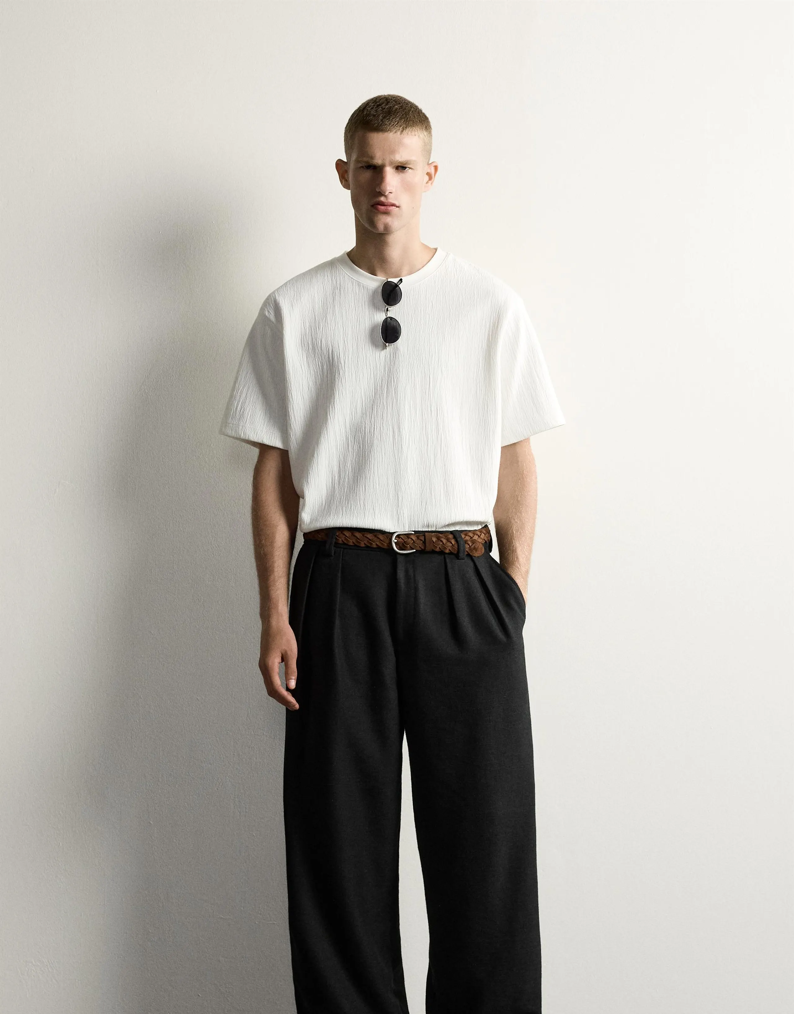 TEXTURED RELAXED FIT T-SHIRT