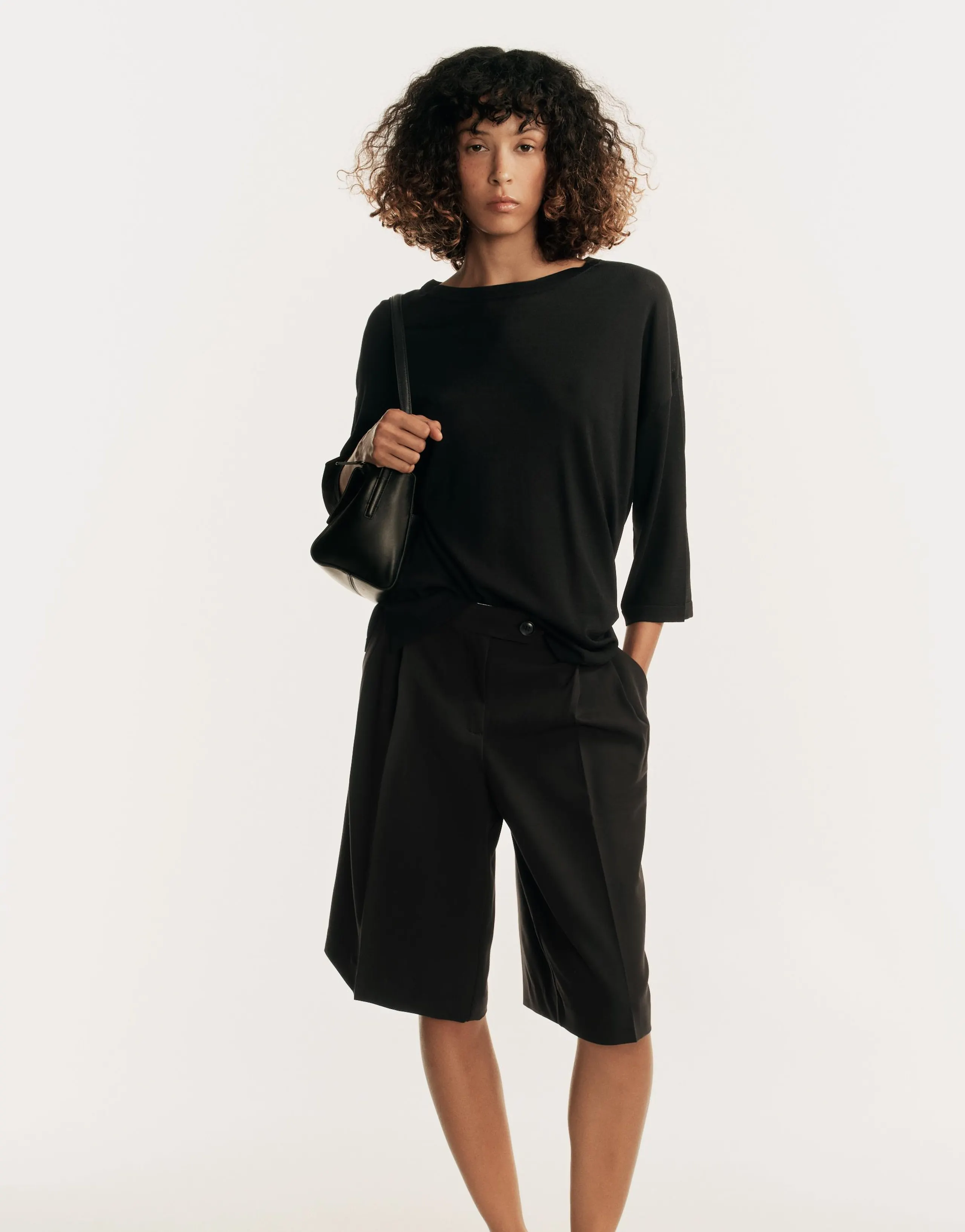 3/4 SLEEVE KNIT TOP