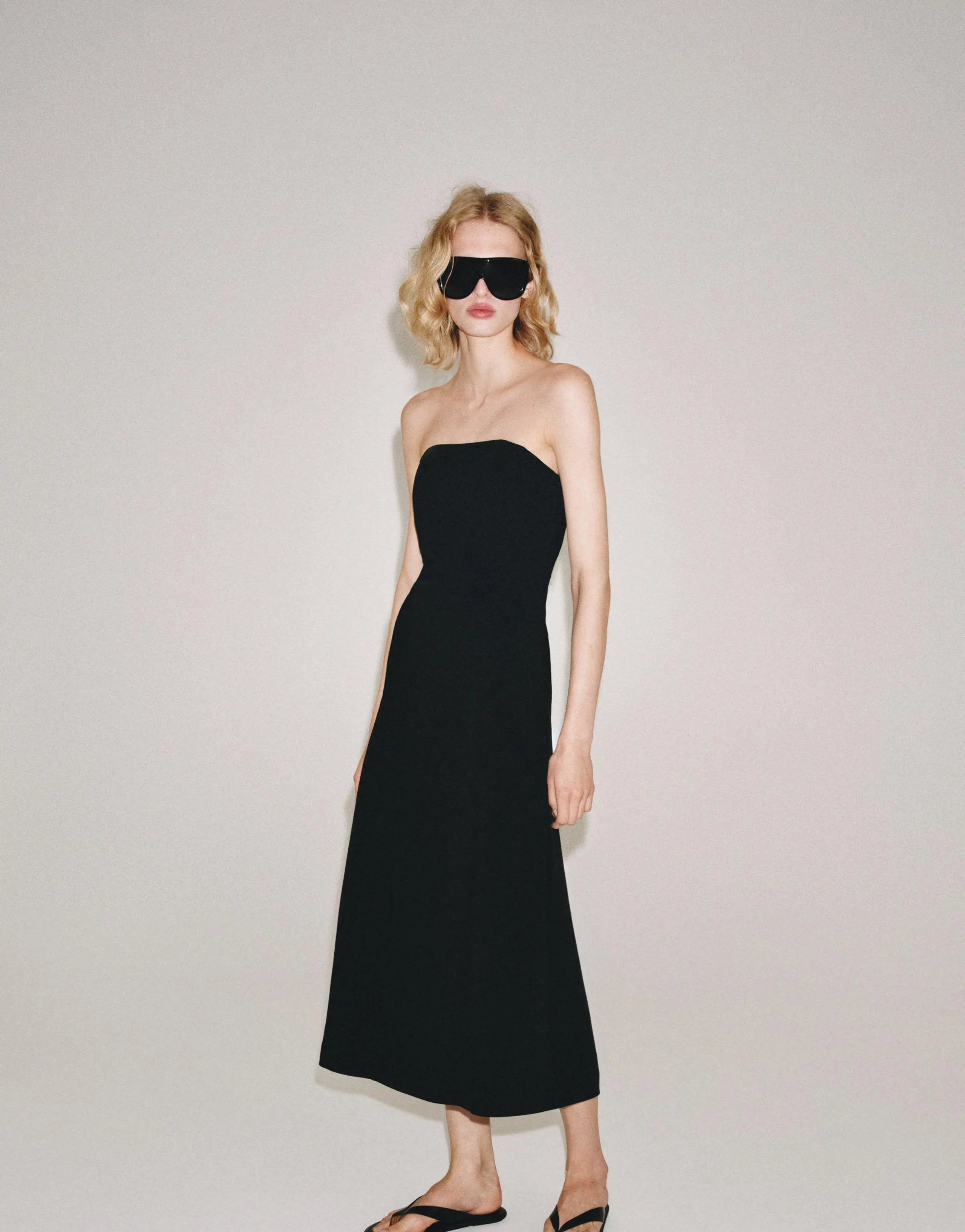 ZW COLLECTION STRAPLESS DRESS