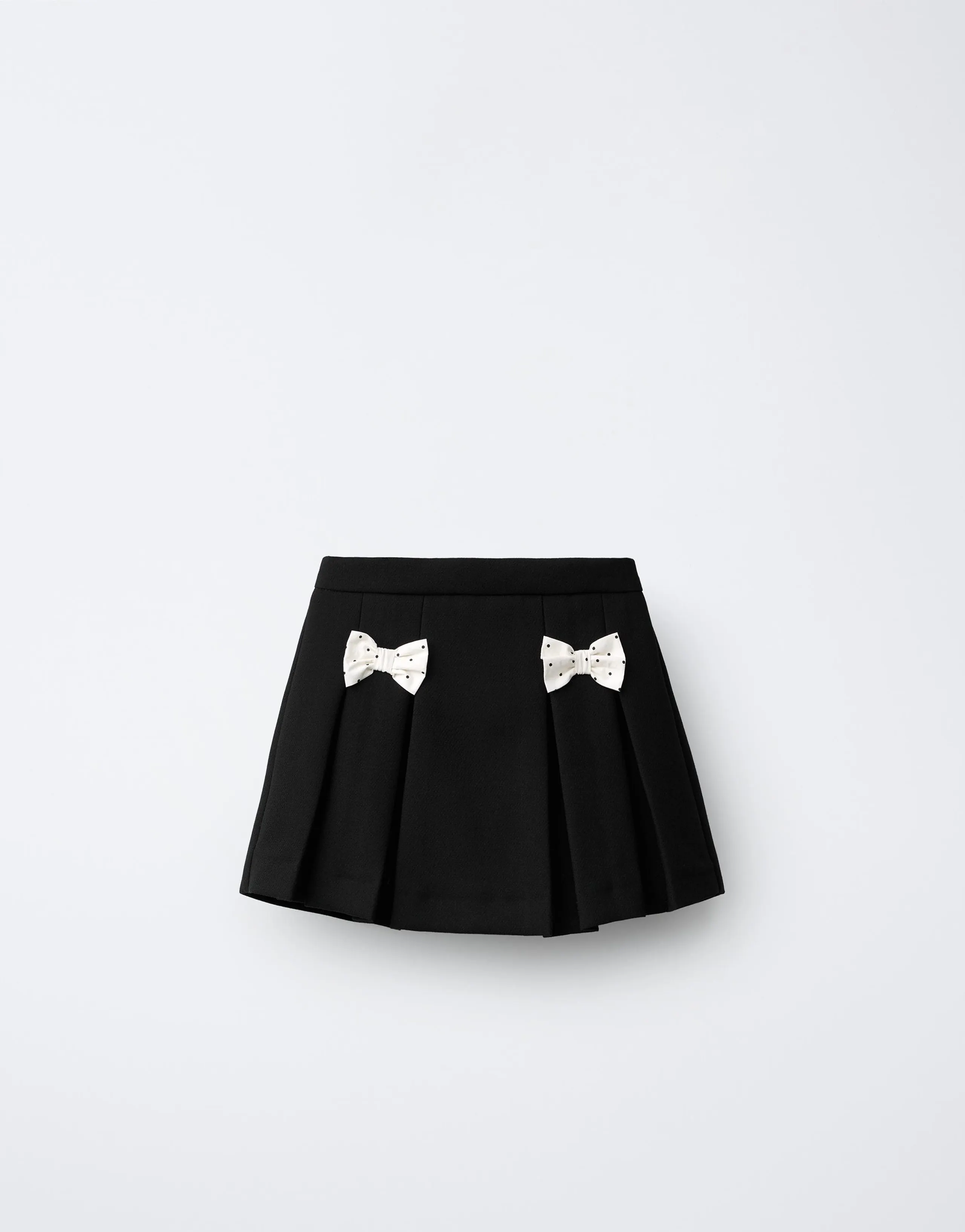 POLKA DOT BOW BERMUDA SKORT