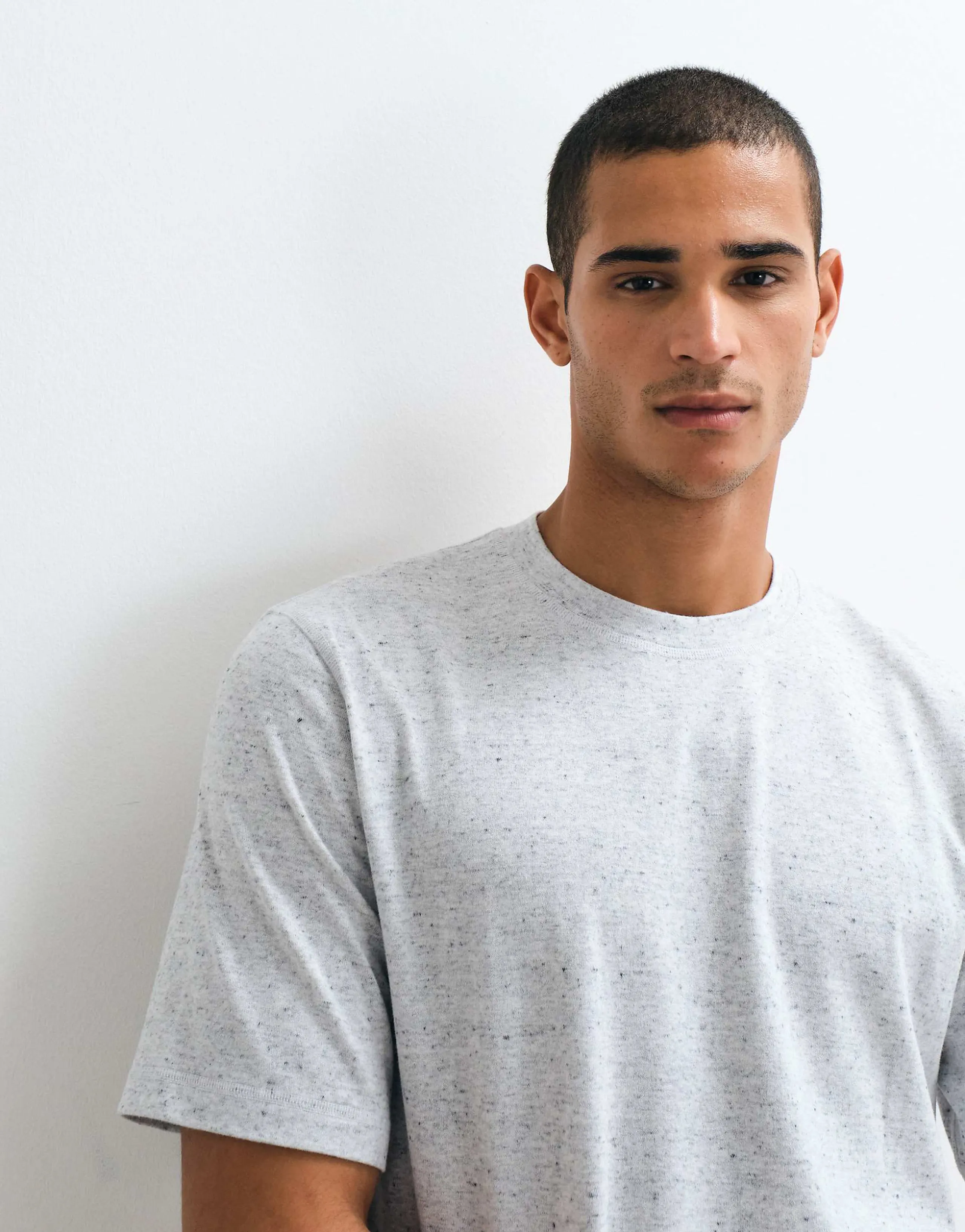 ARKET lightweight gym T-shirt in light gray