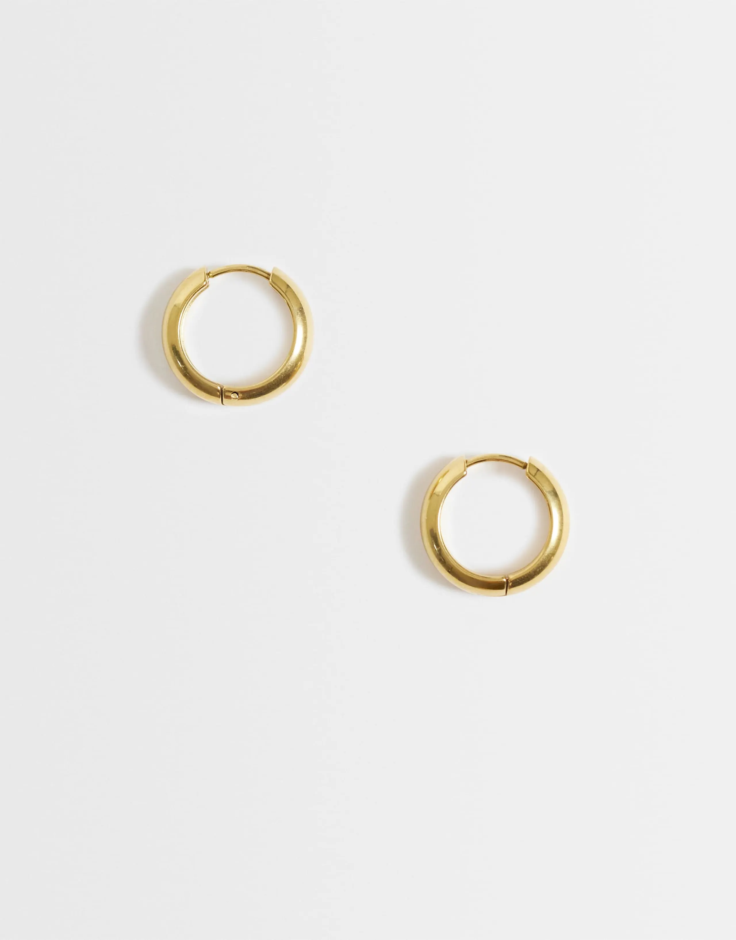 Lost Souls essential huggie hoop earrings  in 18kt gold-plated stainless steel