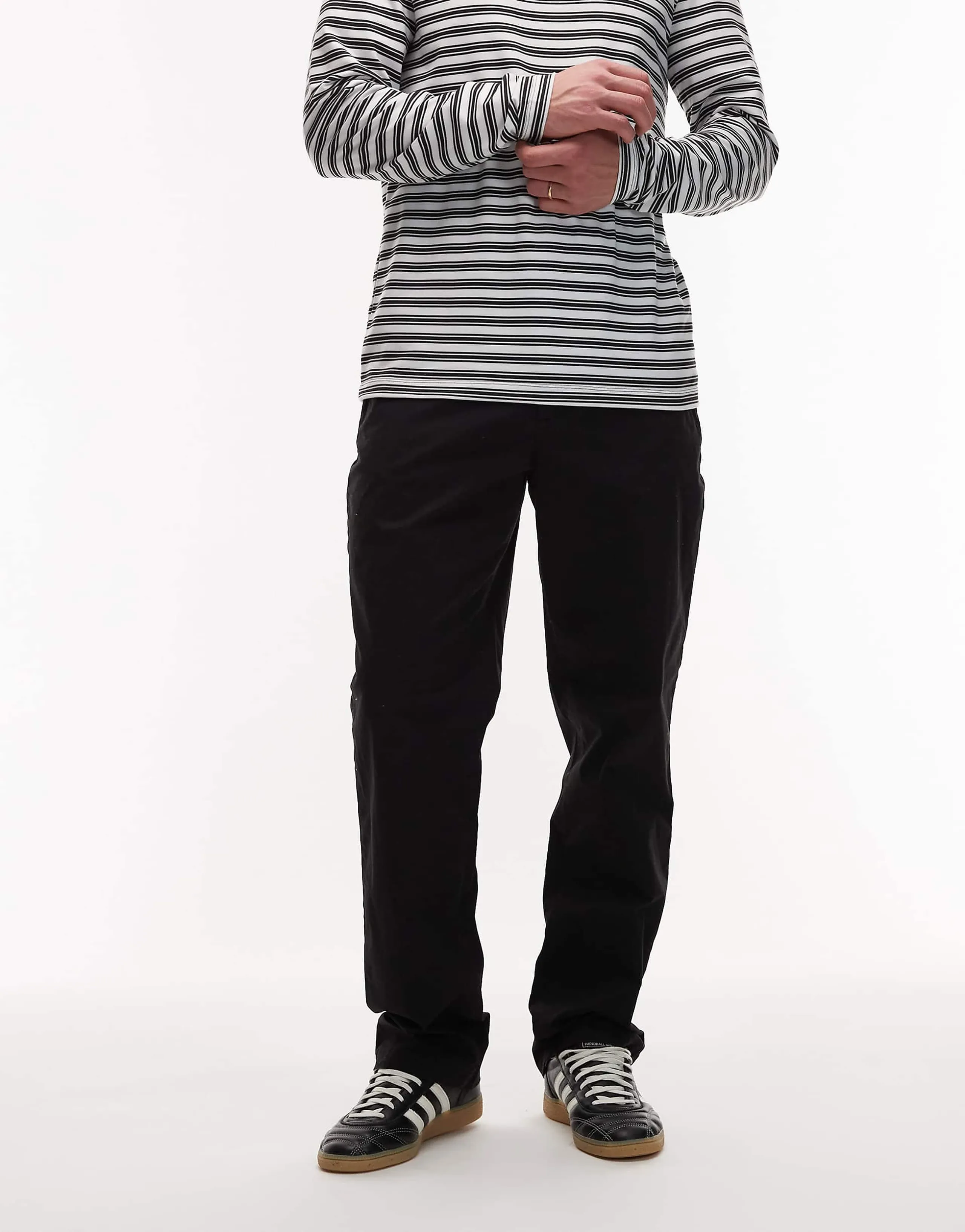 Tommy Hilfiger essential twill pants in black