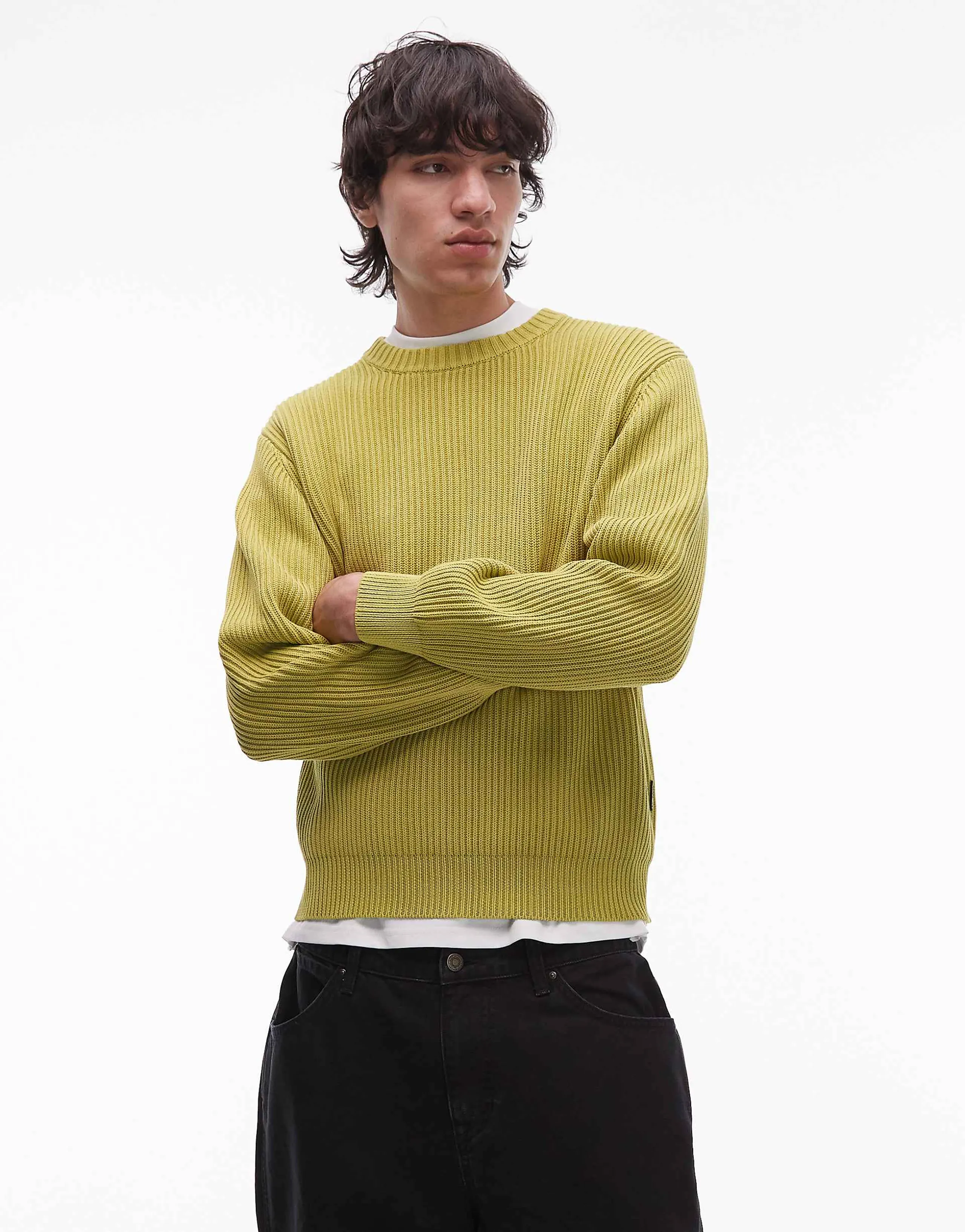 Gramicci knit sweater in light green