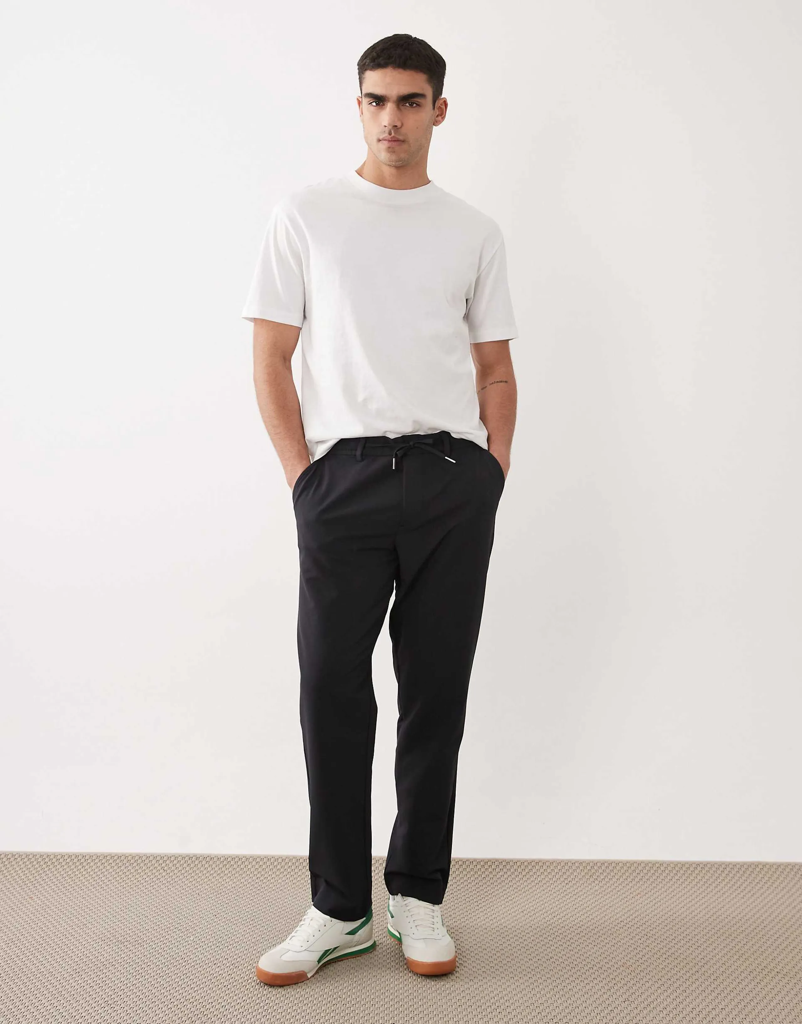 Jack & Jones Kane smart sweatpants in navy