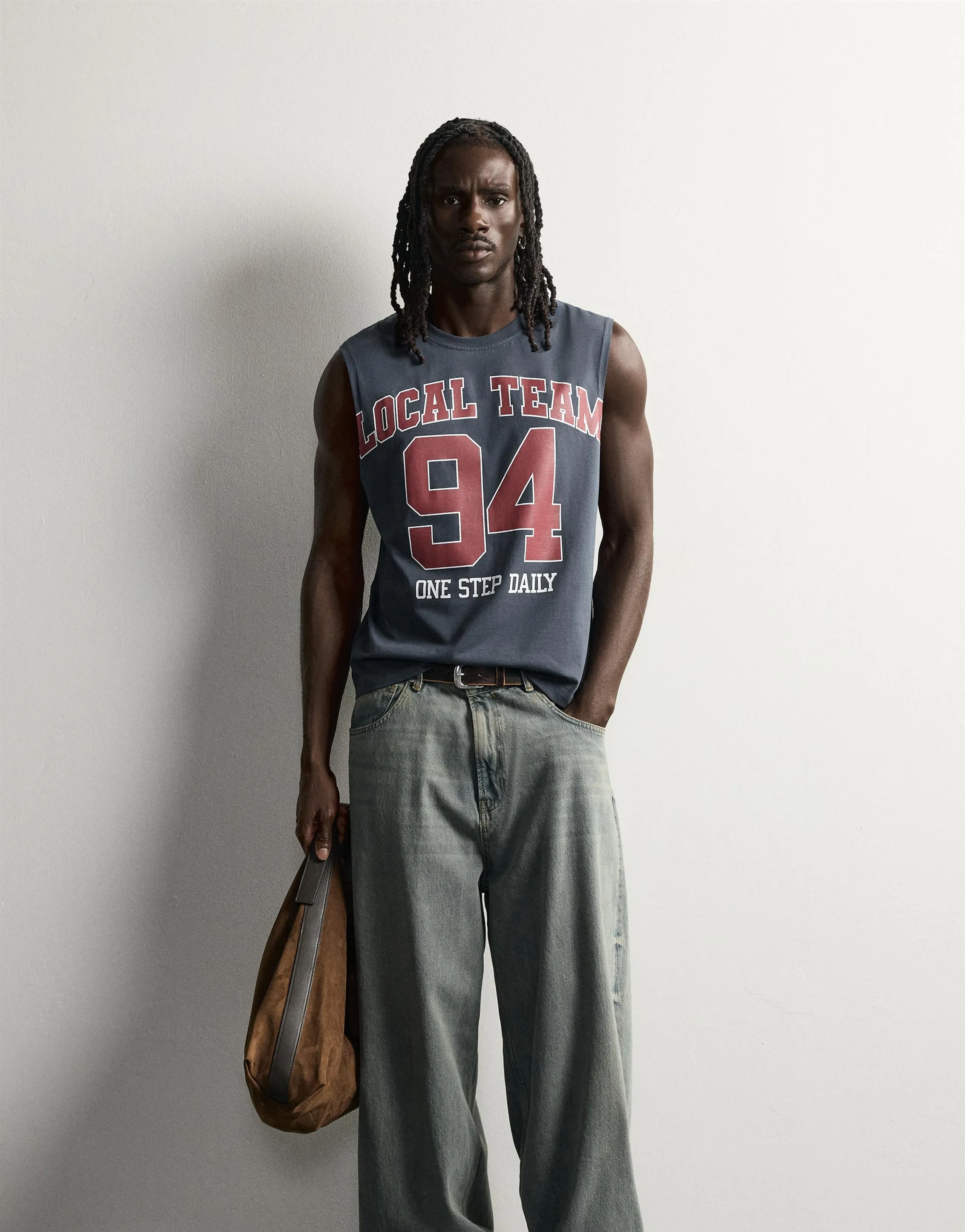 RELAXED FIT CONTRAST GRAPHIC TANK