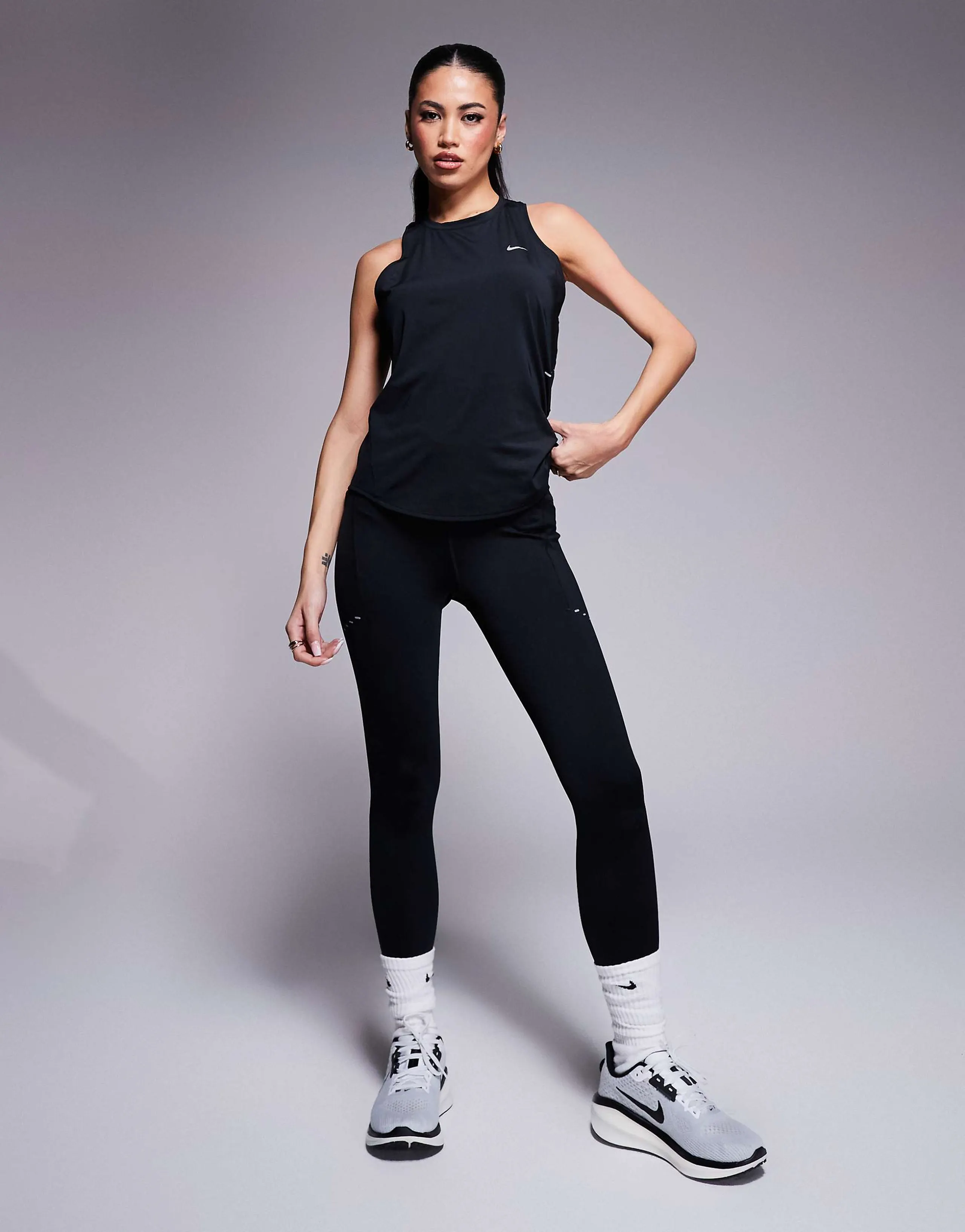Nike Running Swift 7/8 leggings in black