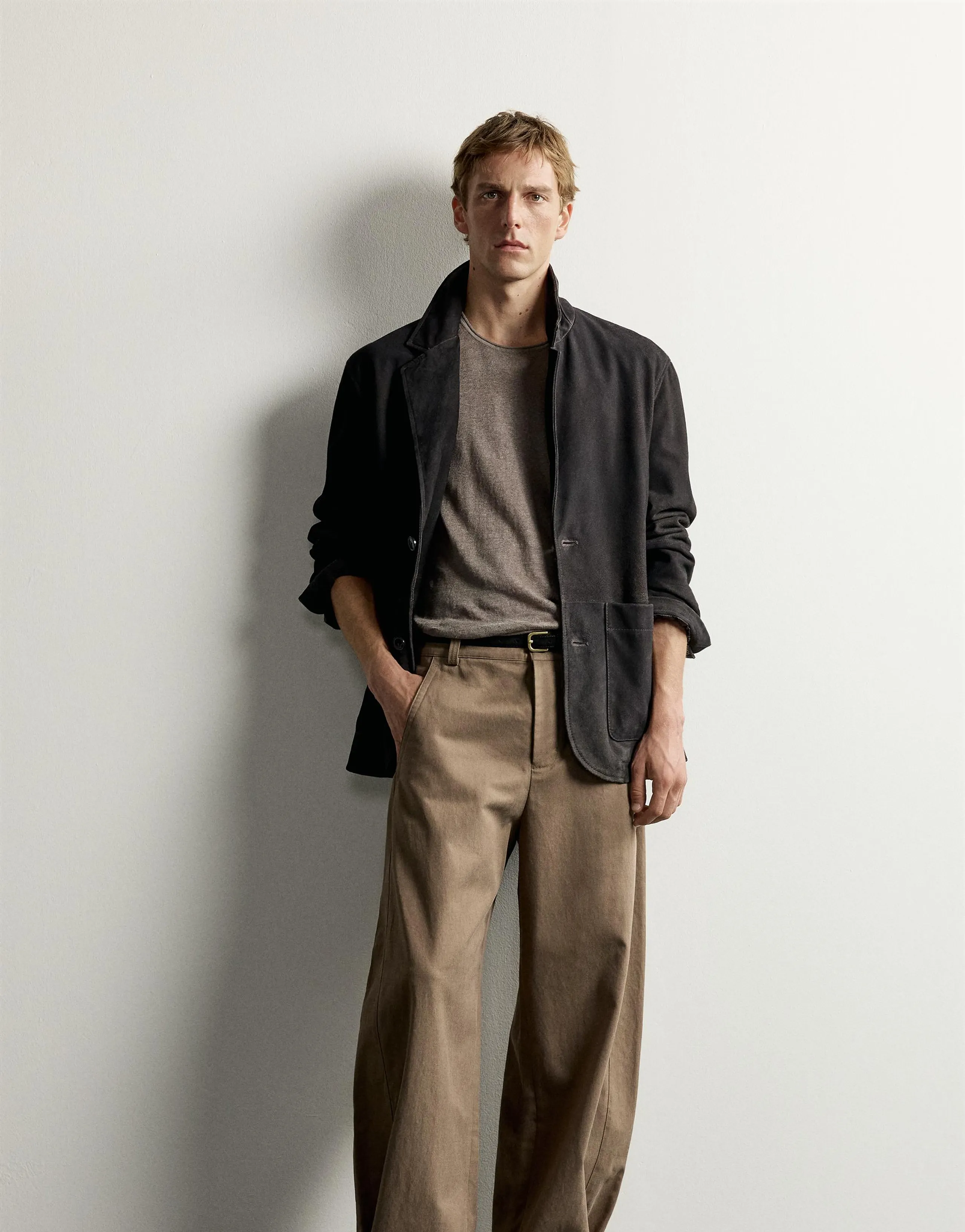 BALLOON FIT TROUSERS WITH TABS