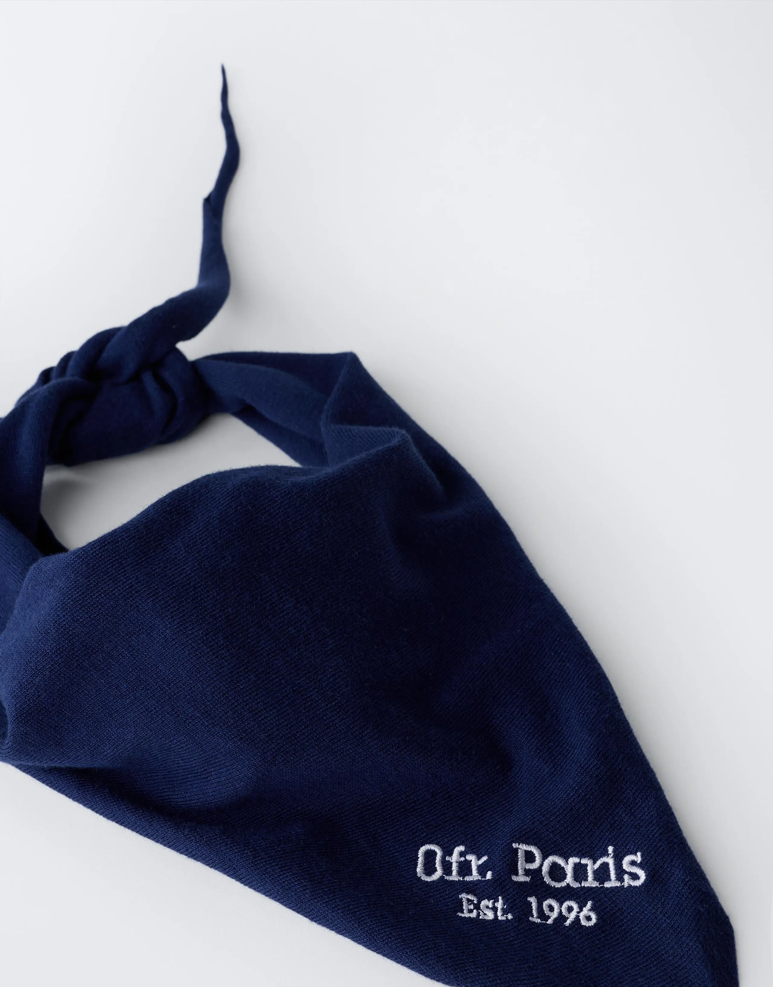 EMBROIDERED TEXT SCARF 0FR. PARIS X ZARA