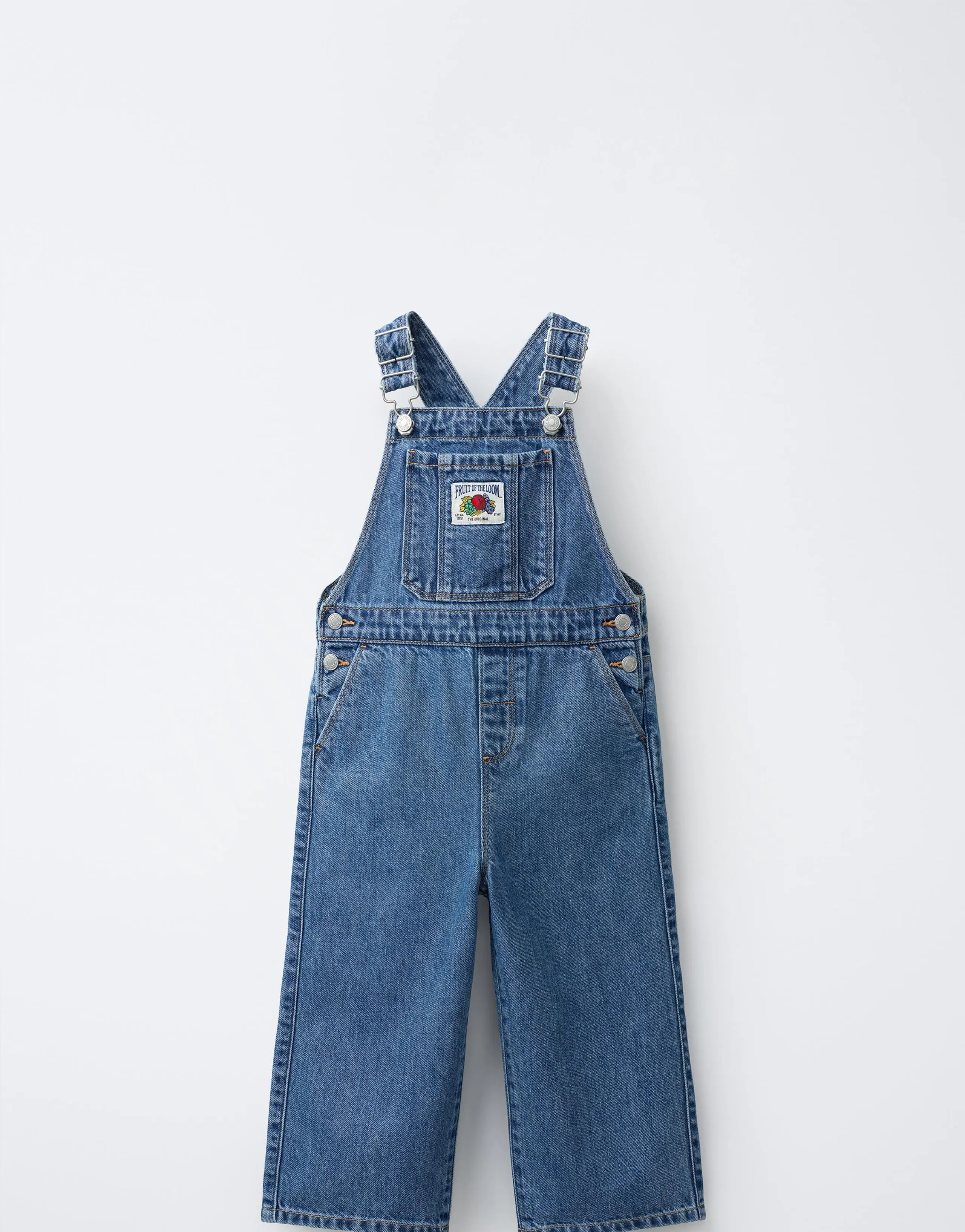 FRUIT OF THE LOOM™ LABEL DENIM DUNGAREES