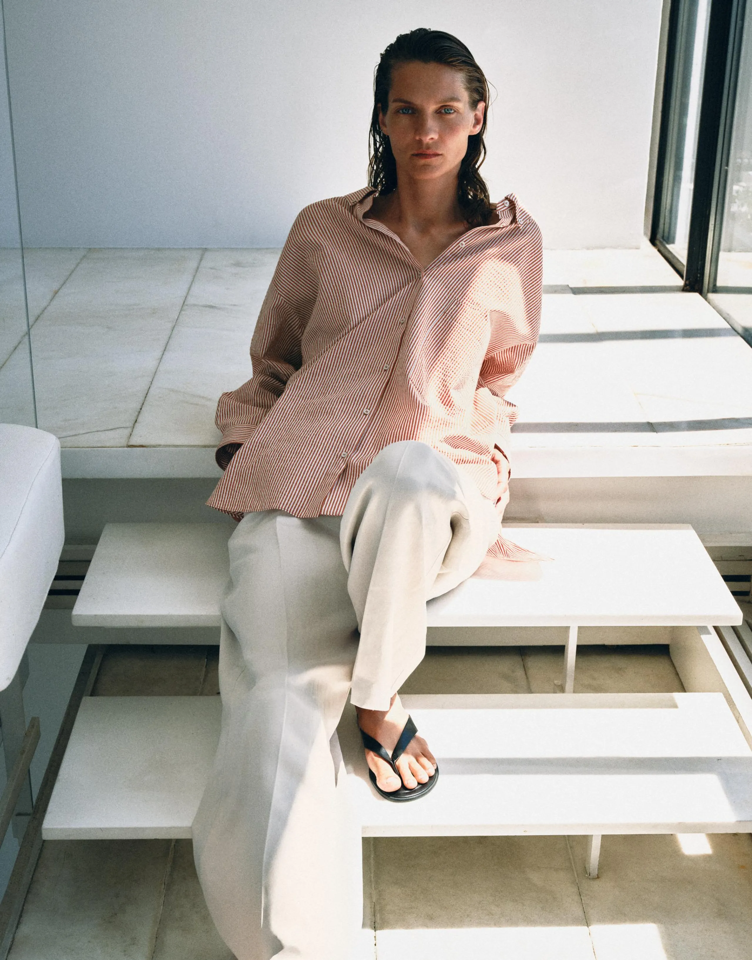 ZW COLLECTION SHIRT WITH BACK BUTTONS