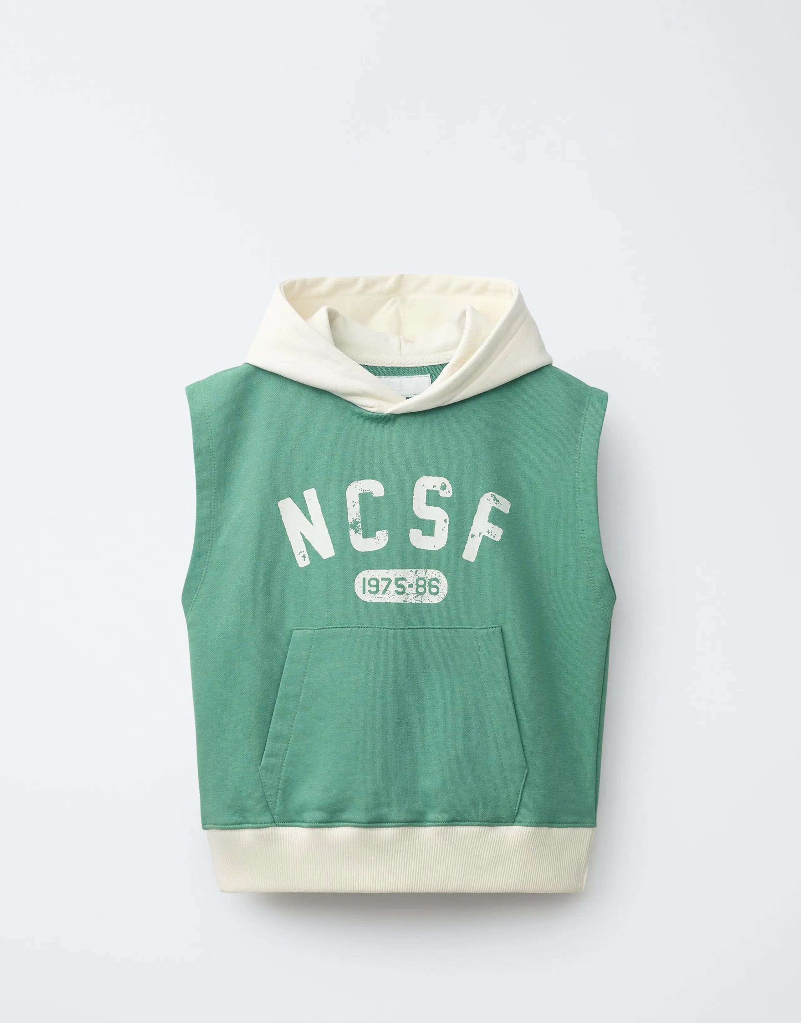 HOODED JOGGING VEST