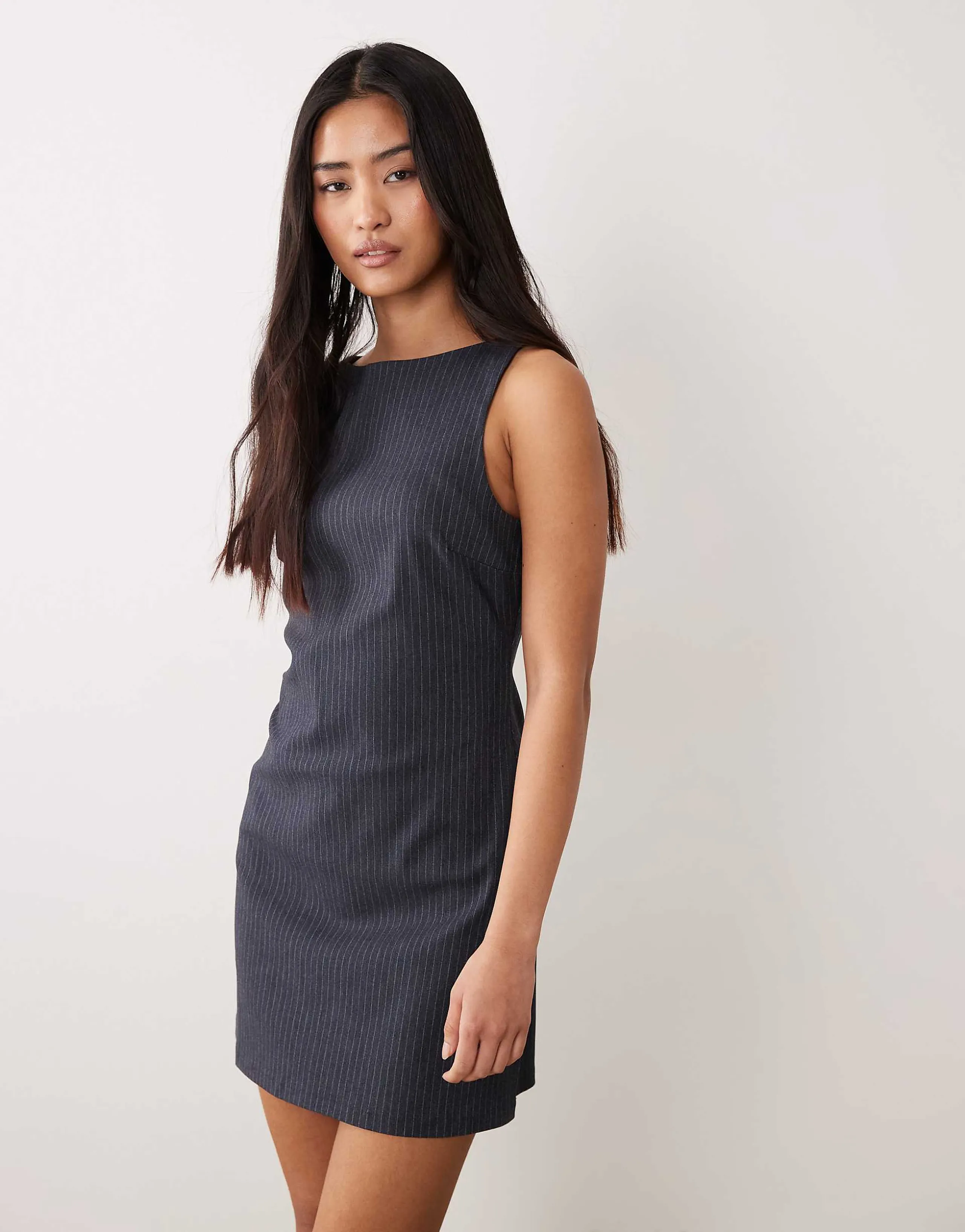 Miss Selfridge tailored shift dress in bengaline