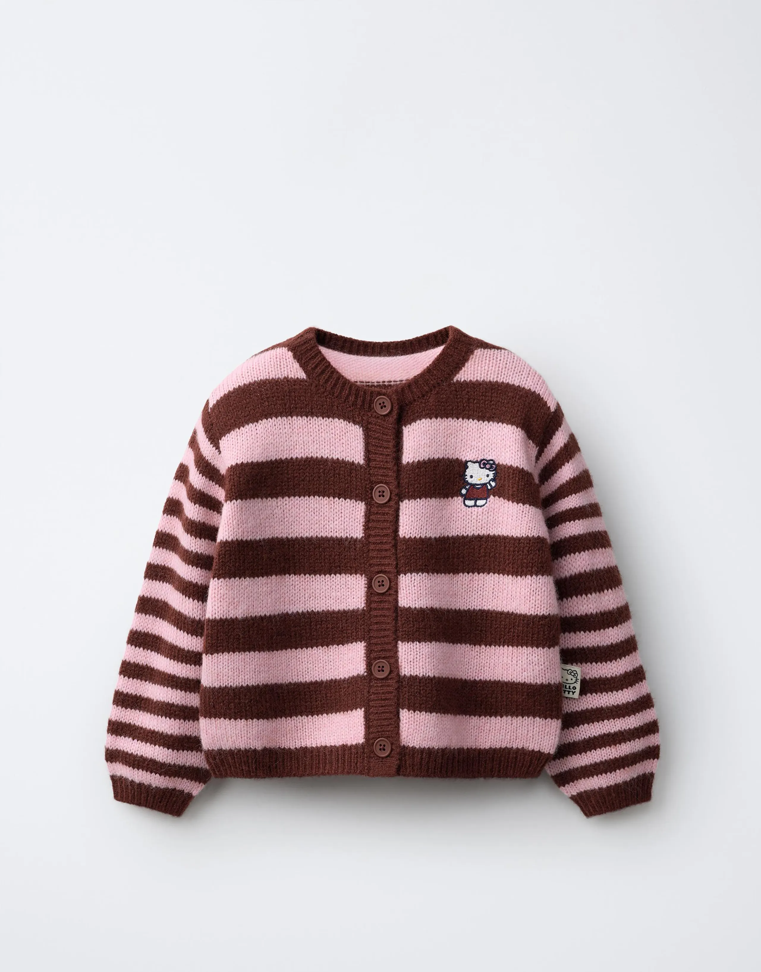 STRIPED HELLO KITTY © SANRIO KNIT CARDIGAN