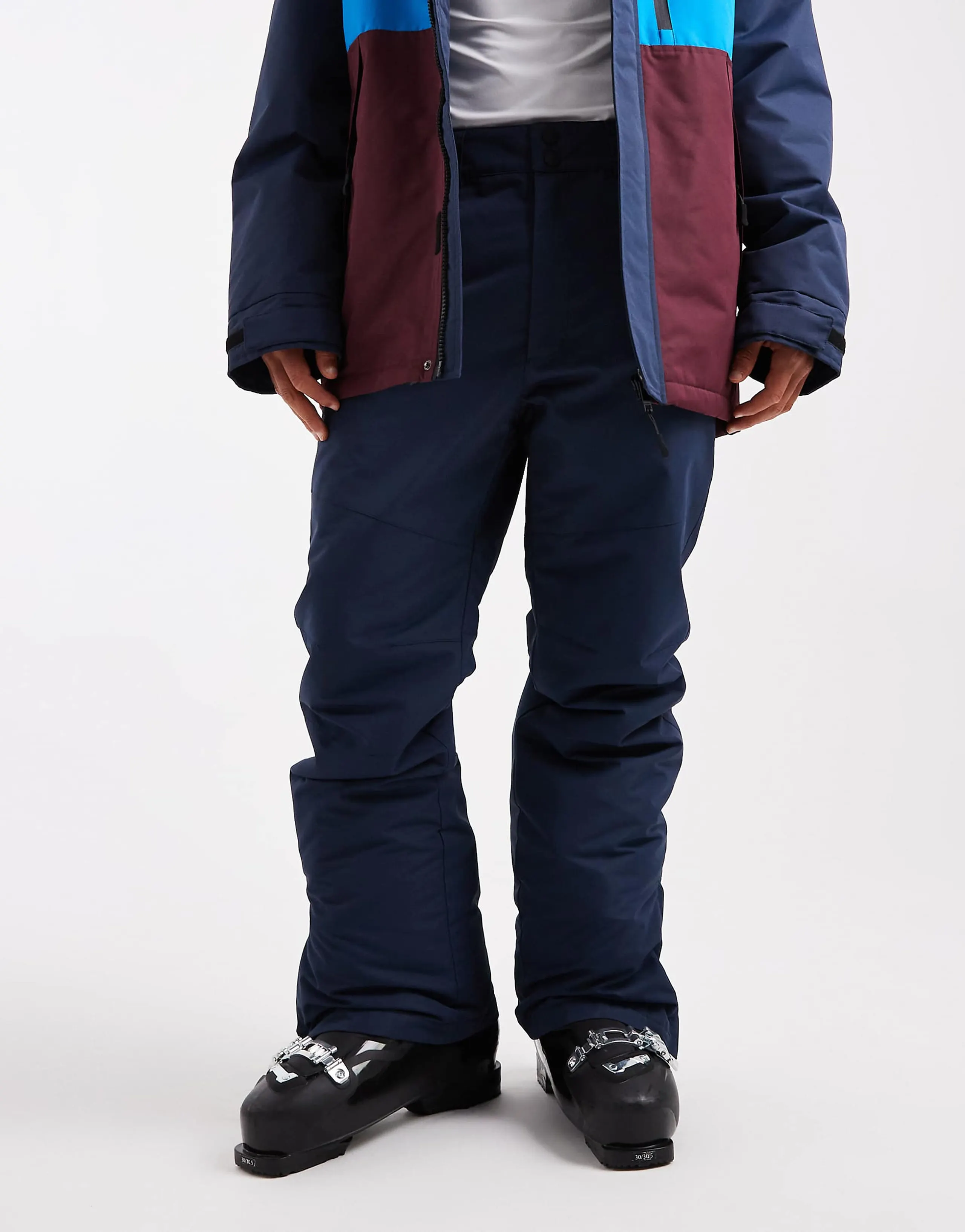 Threadbare ski pants in navy