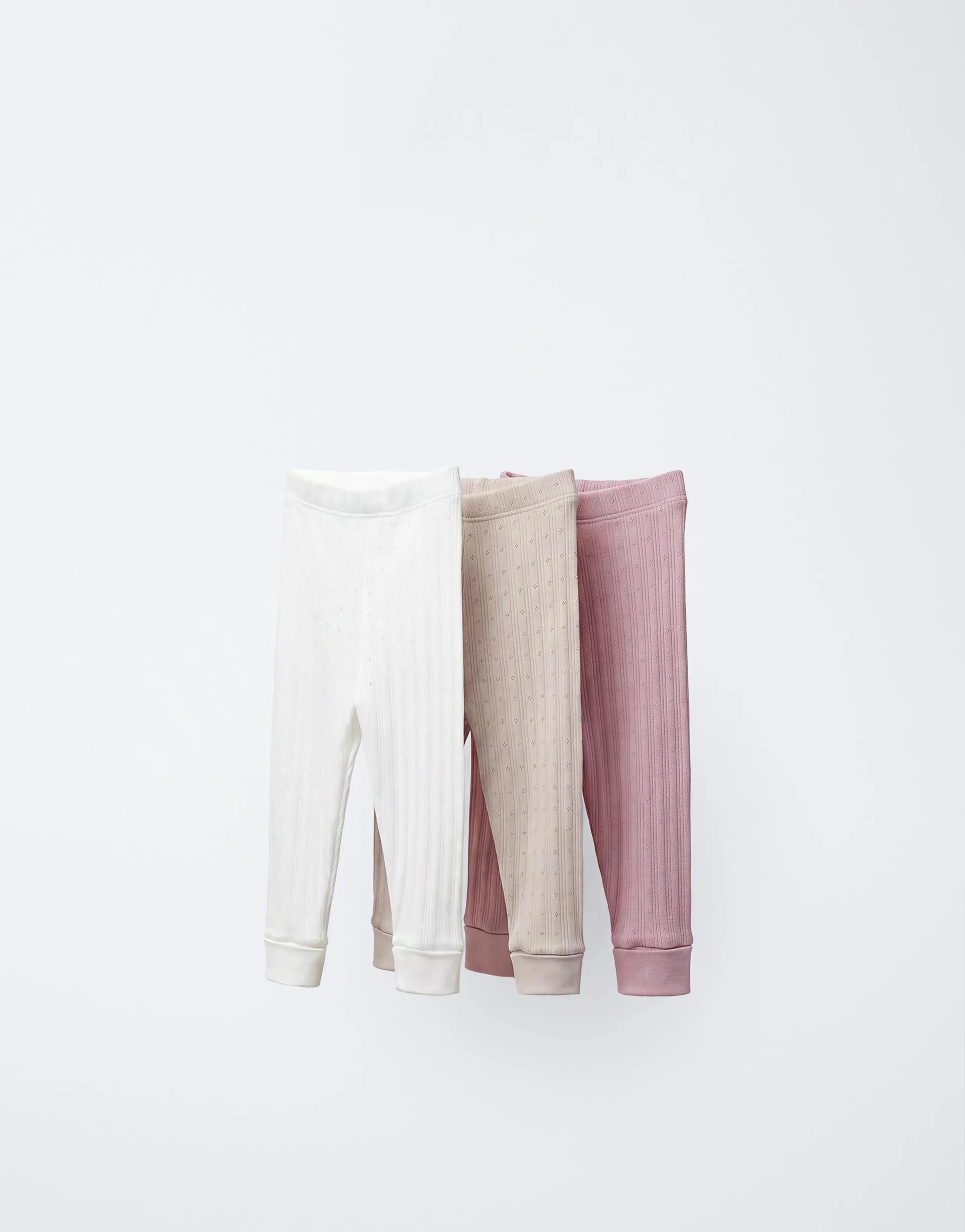 3-PACK OF POINTELLE LEGGINGS