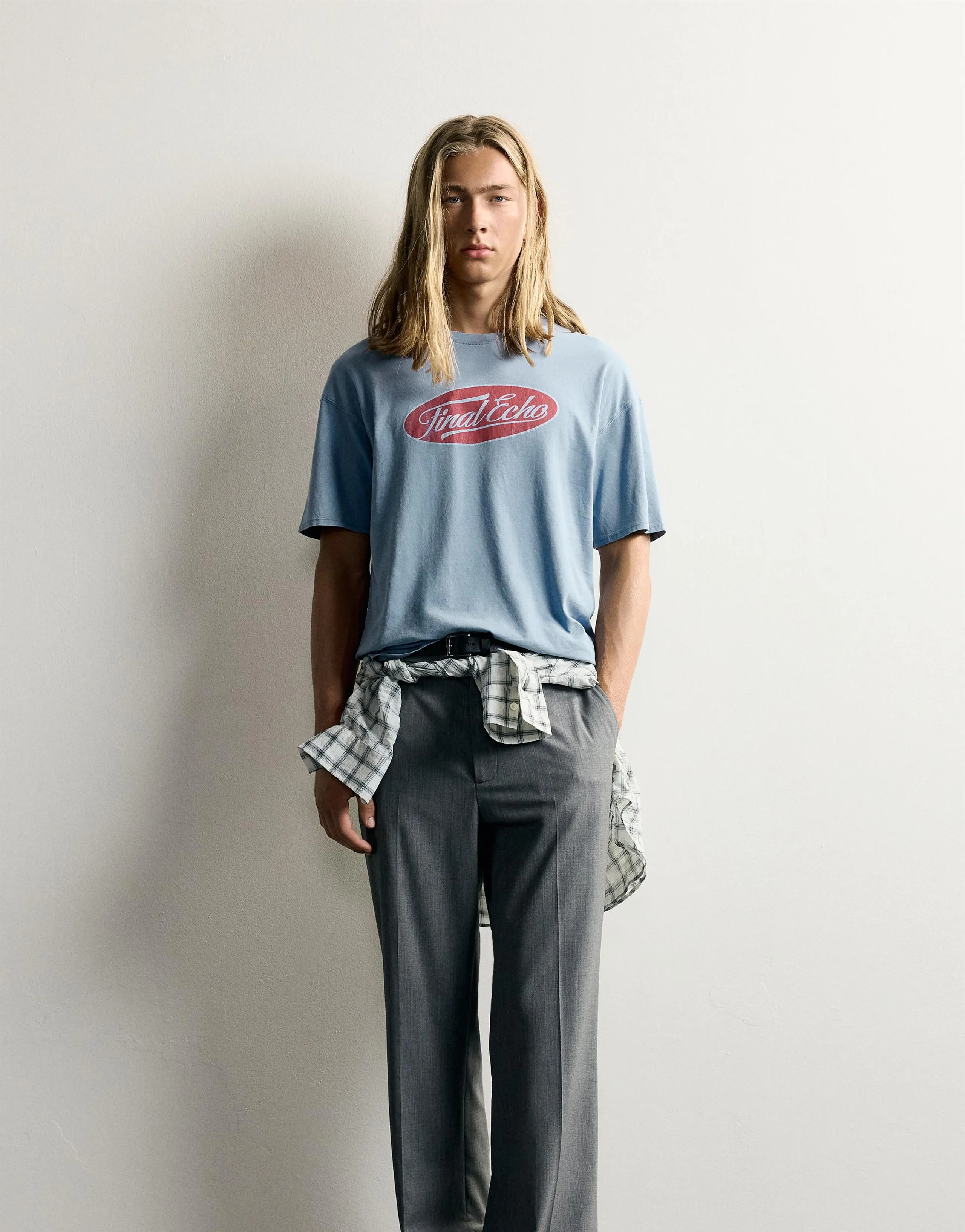 WASHED PRINT T-SHIRT