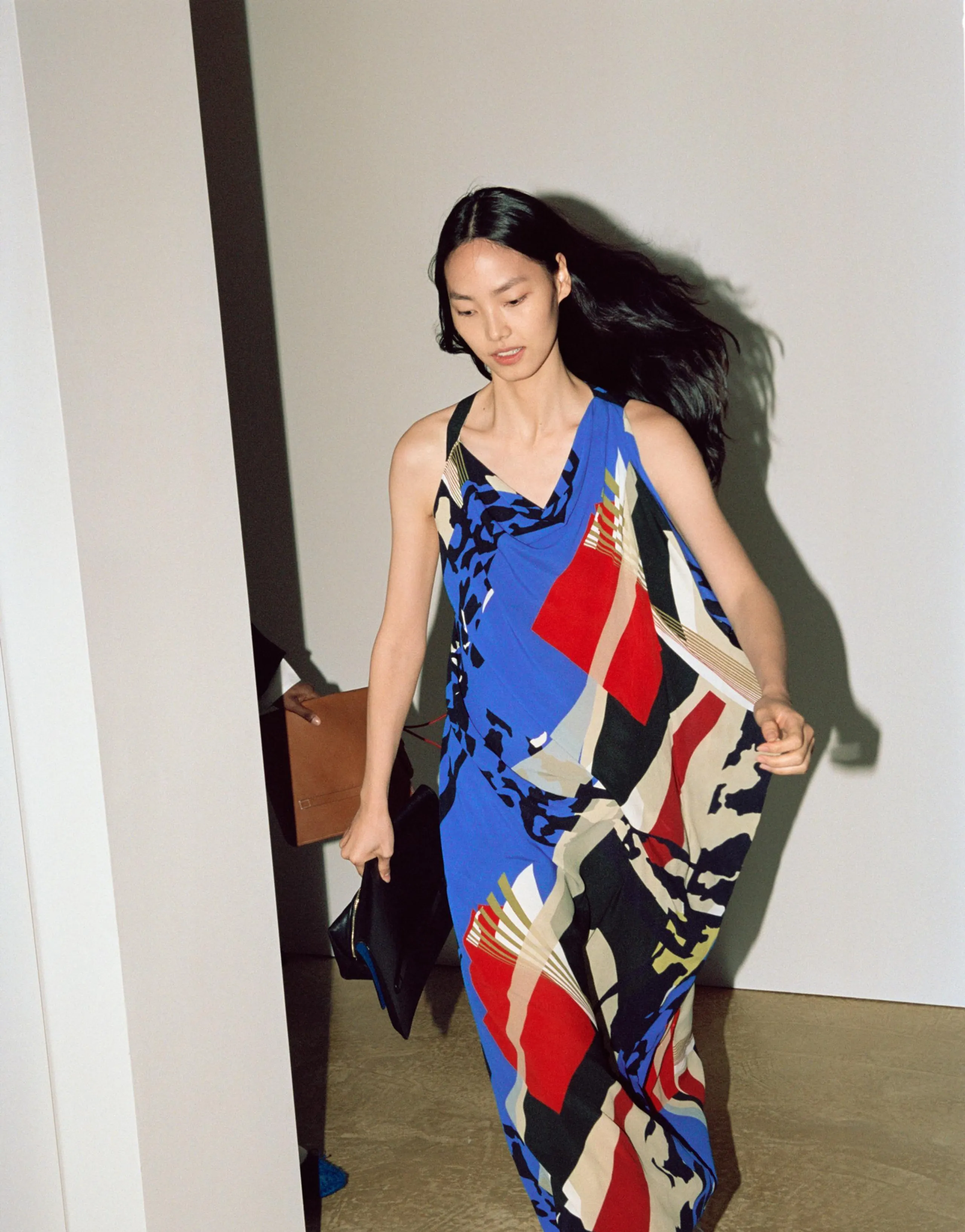 ZW COLLECTION PRINTED MIDI DRESS