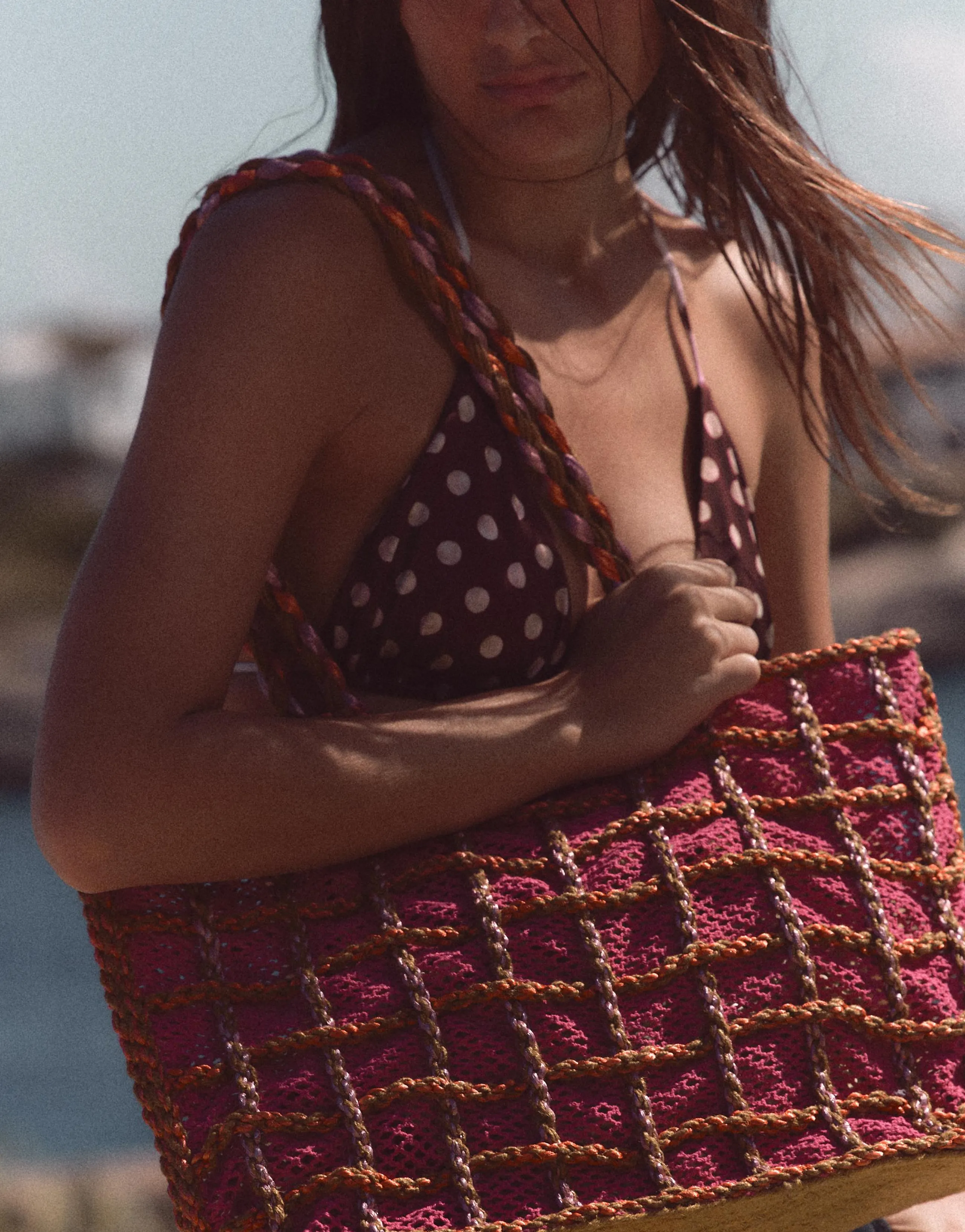 BRAIDED MAXI COMBINATION BAG