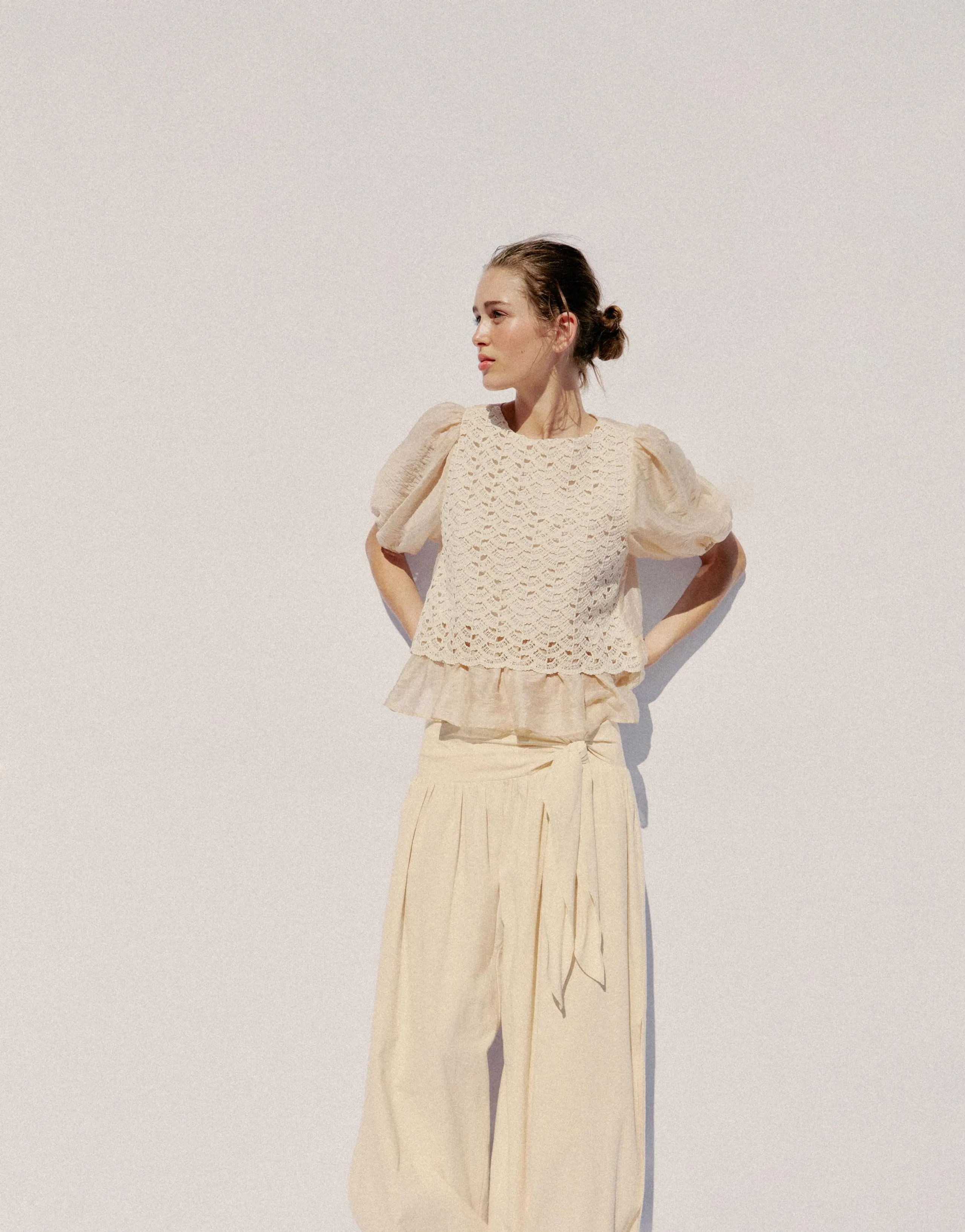CROCHET COMBINATION TOP