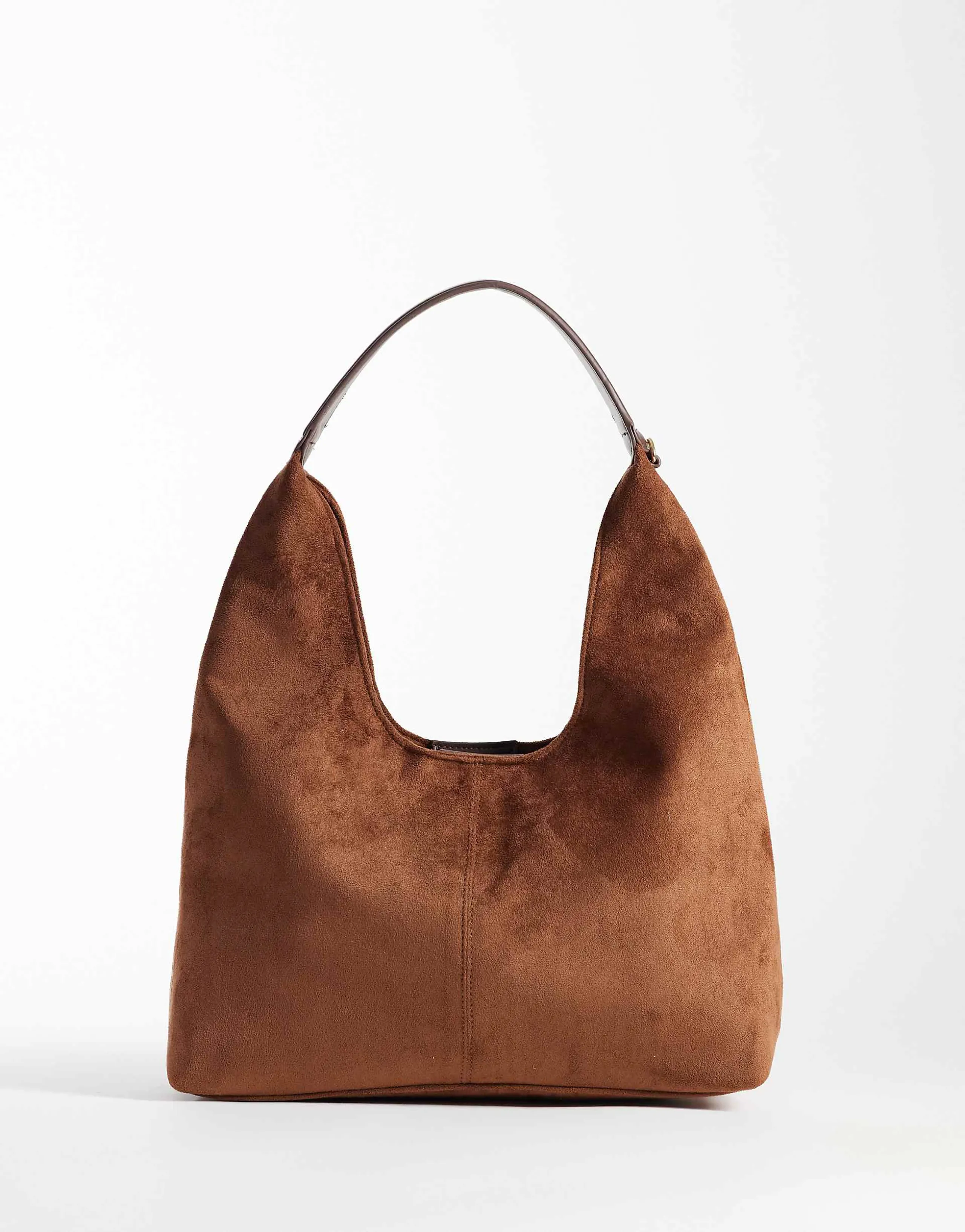 Accessorize suedette slouch shoulder bag in camel