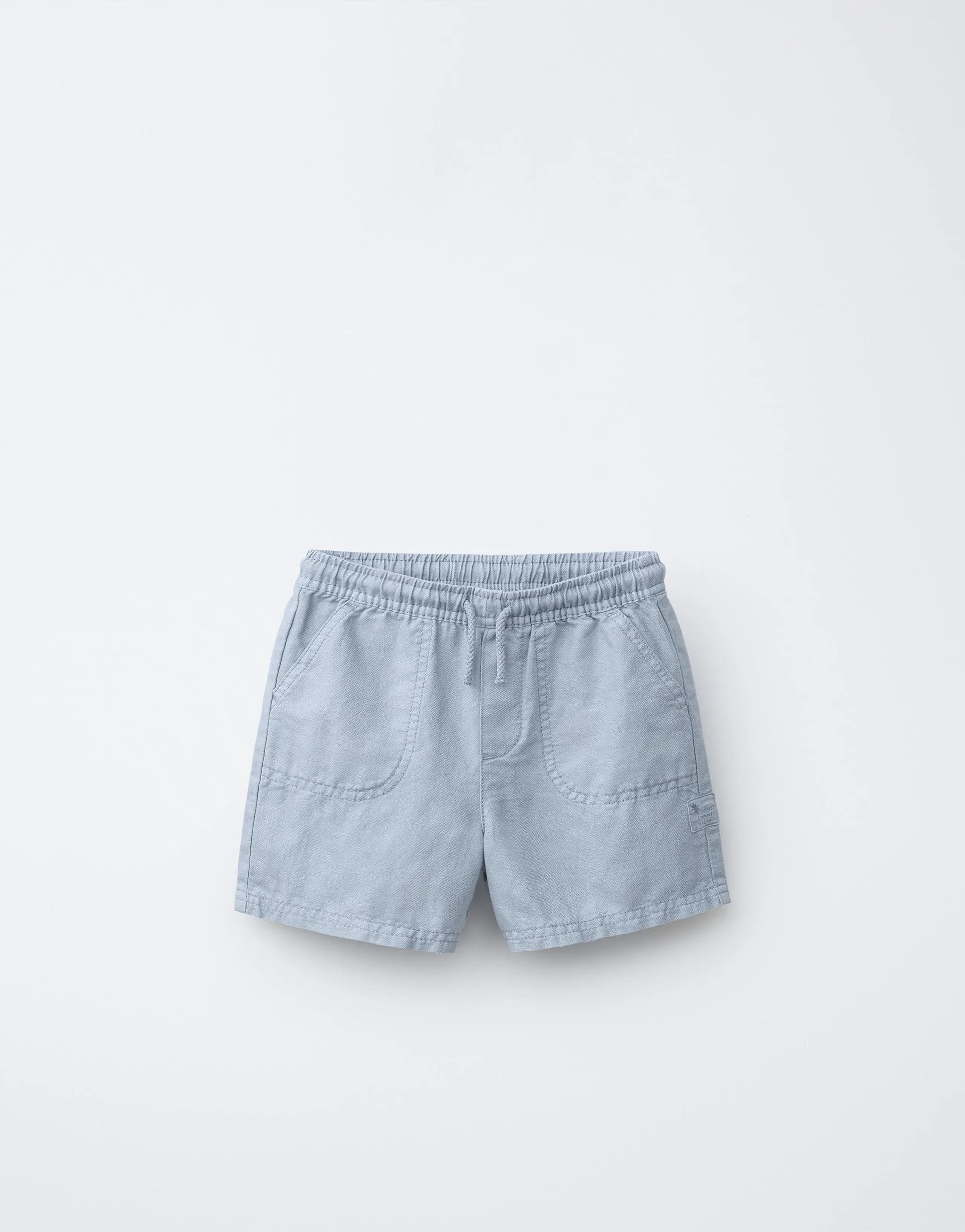 COTTON/LINEN BERMUDA SHORTS