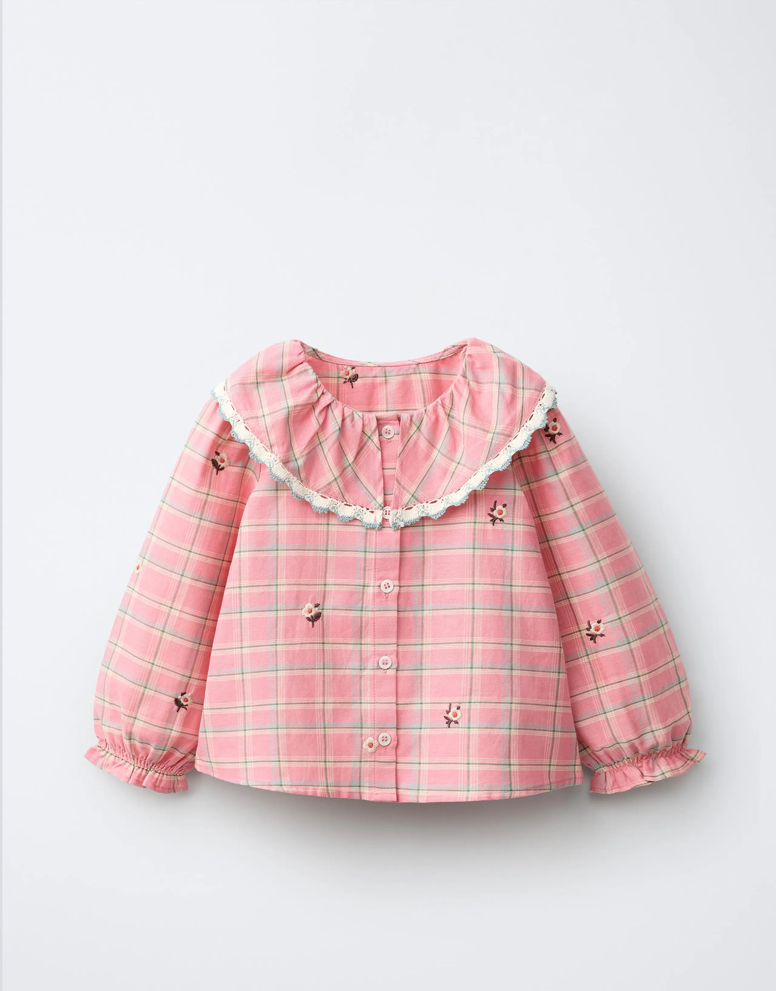 EMBROIDERED CHECK SHIRT