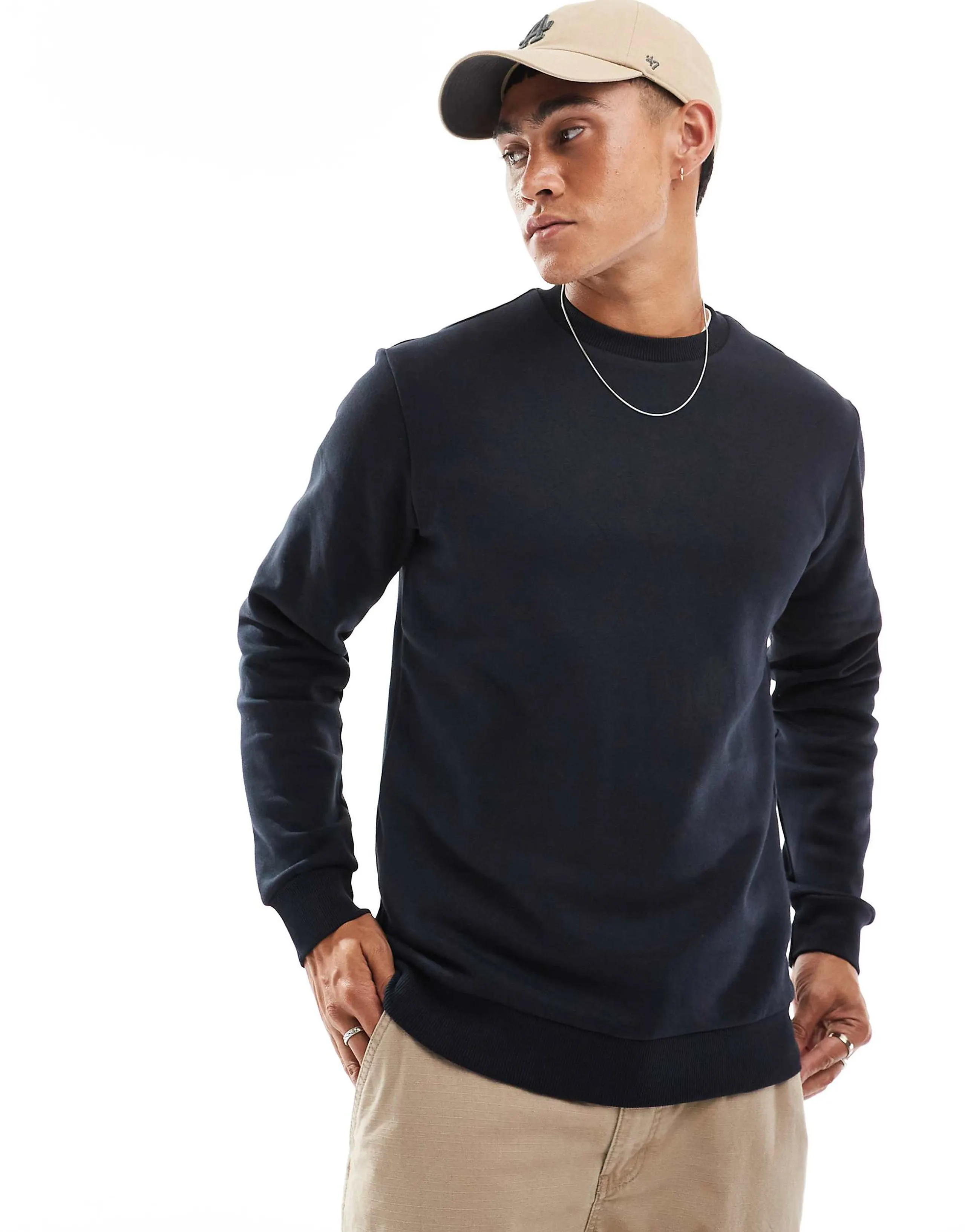 Only & Sons sweatshirt in black