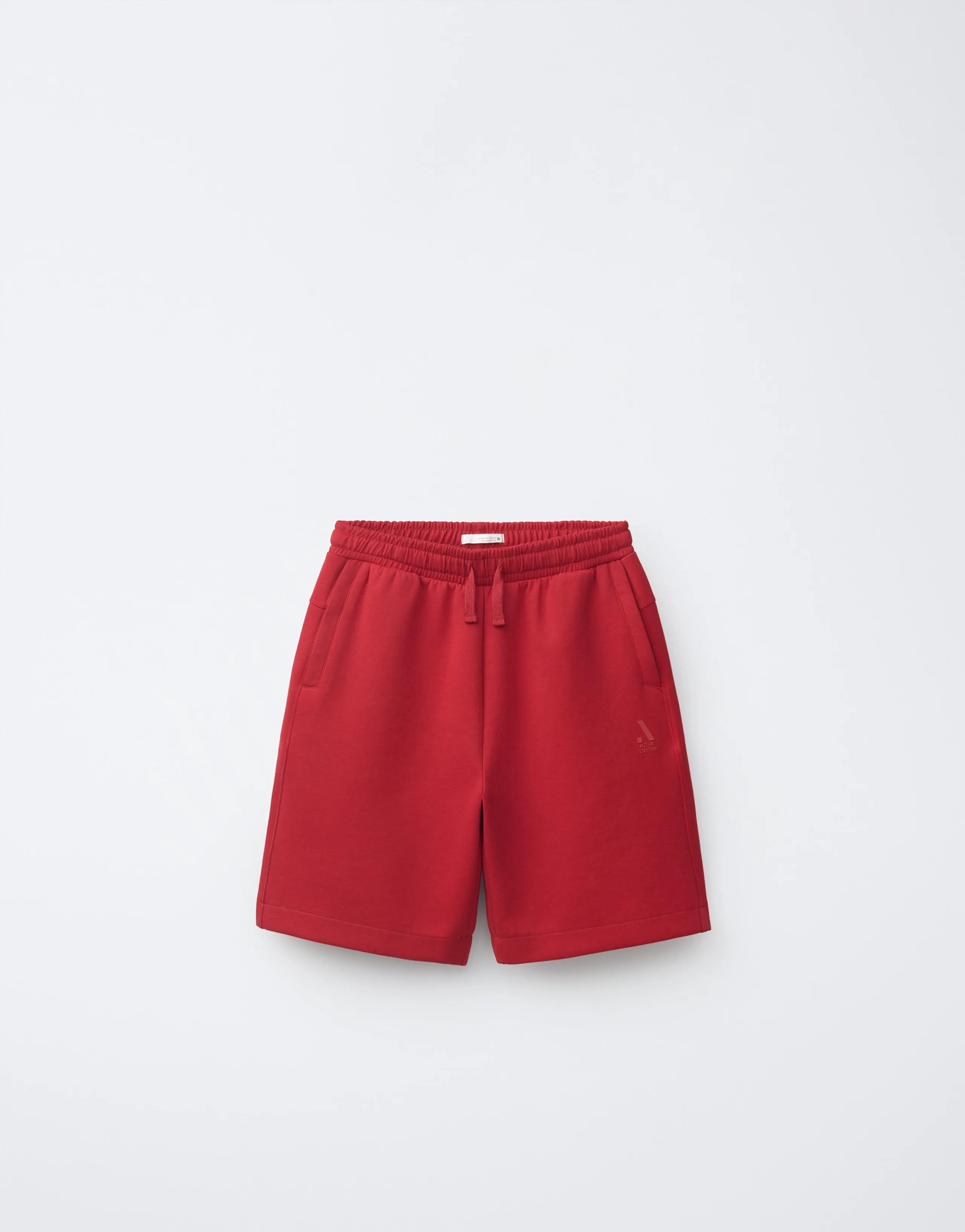 INTERLOCK SPORTY BERMUDA SHORTS