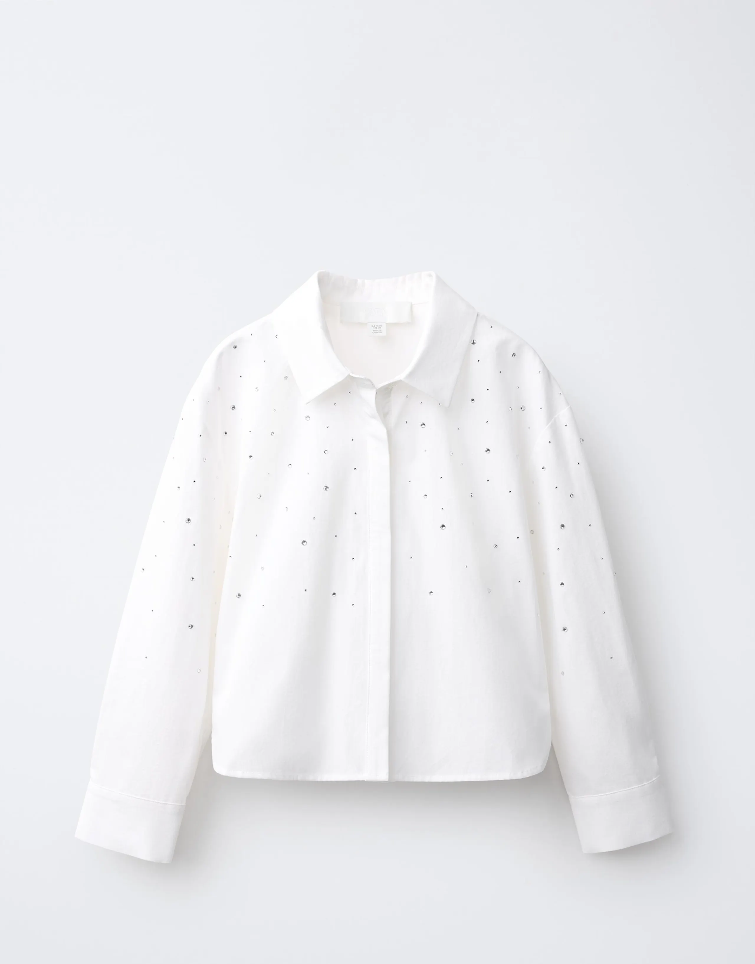 SHIRT WITH RHINESTONE APPLIQUÉ
