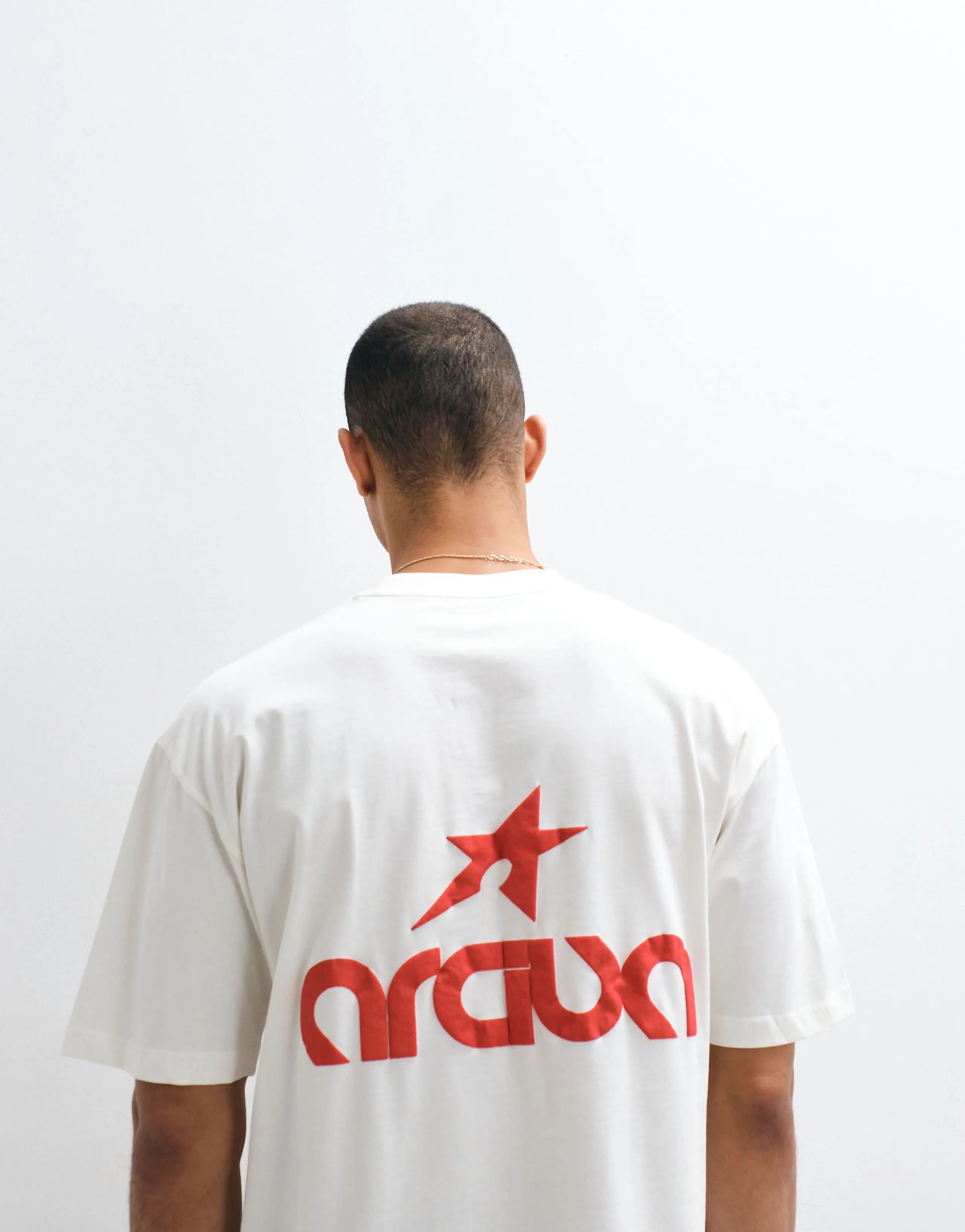 ASOS DESIGN oversized T-shirt with street graphic in cream