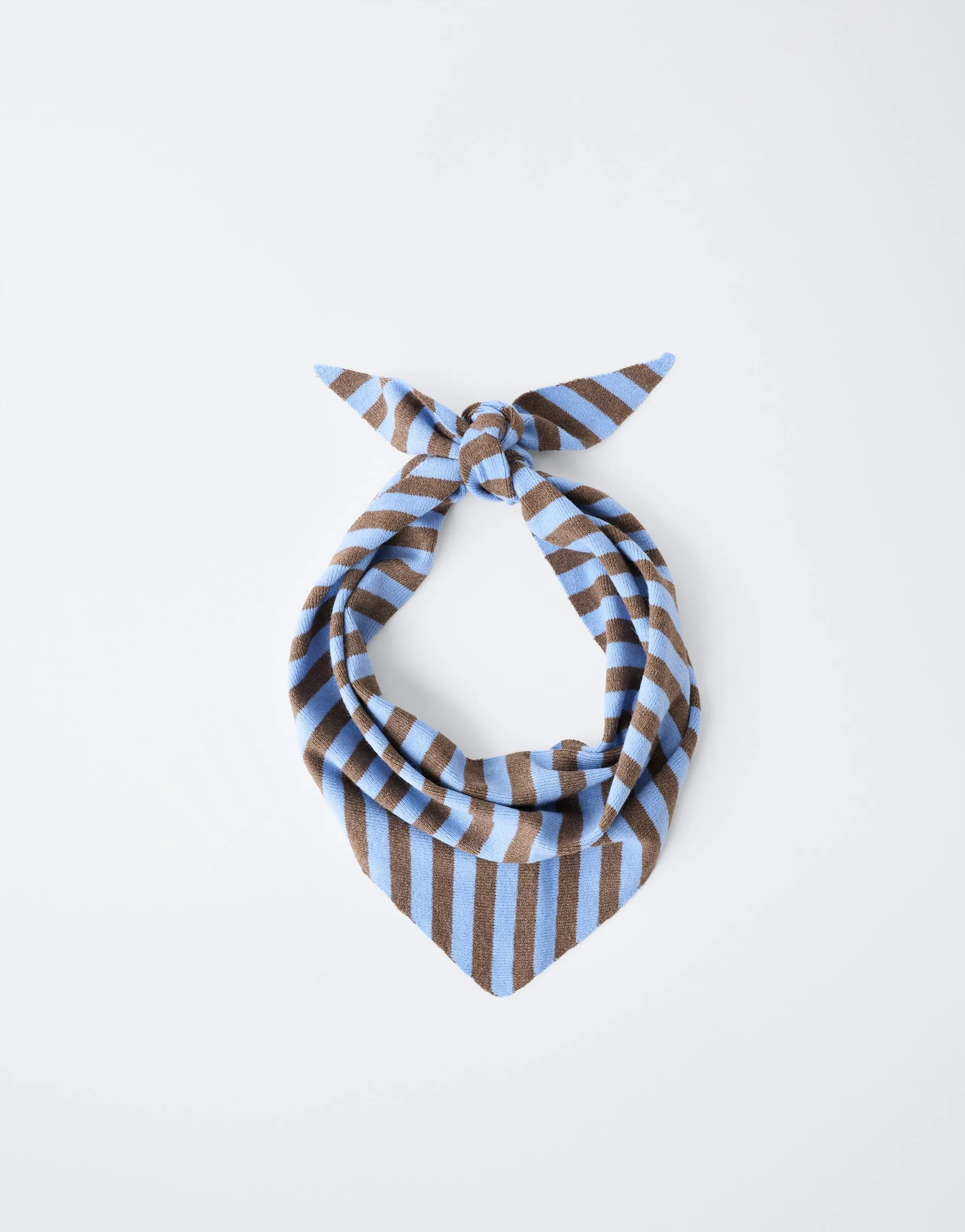 TRIANGULAR STRIPED SCARF