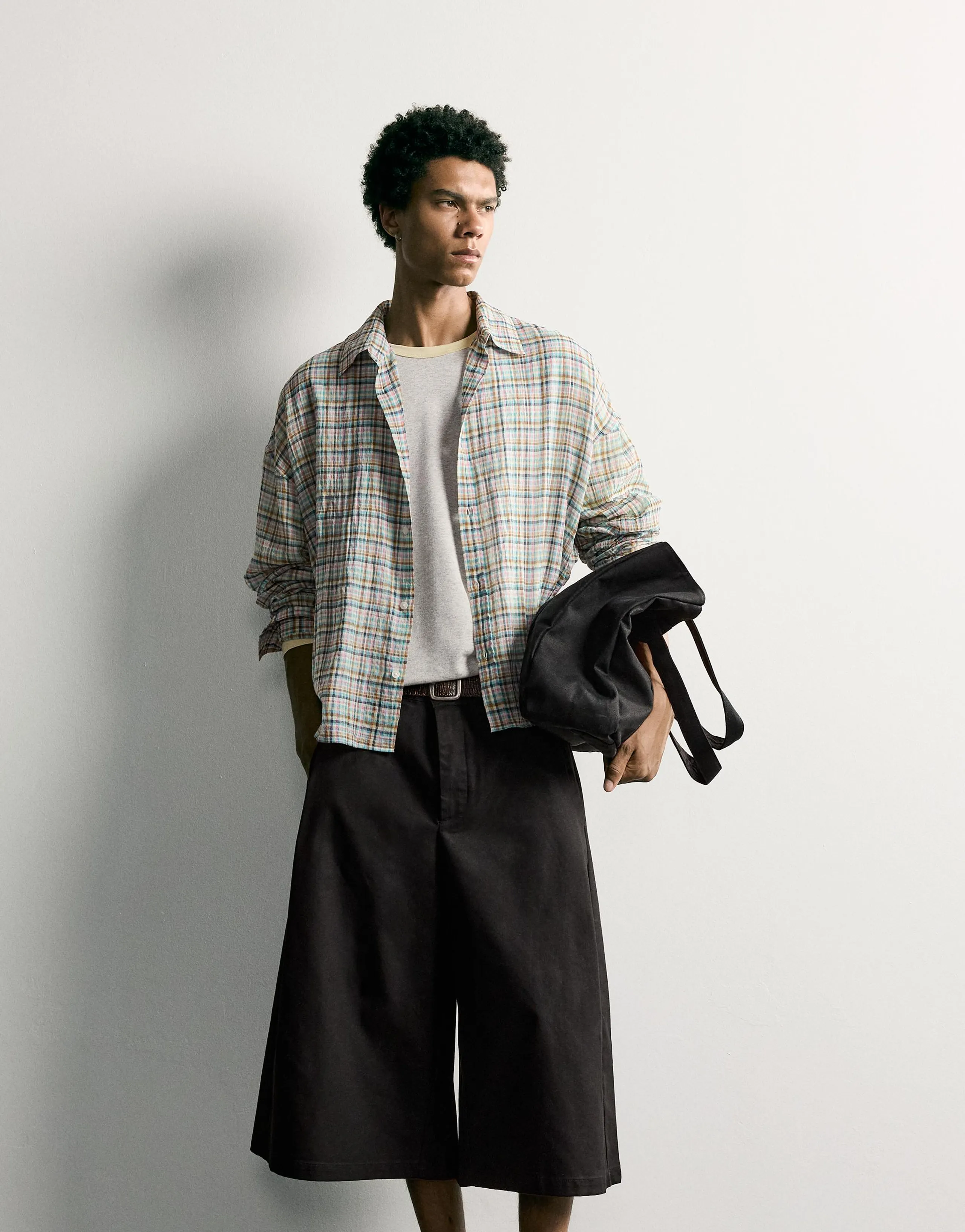 RELAXED FIT CHECK SHIRT