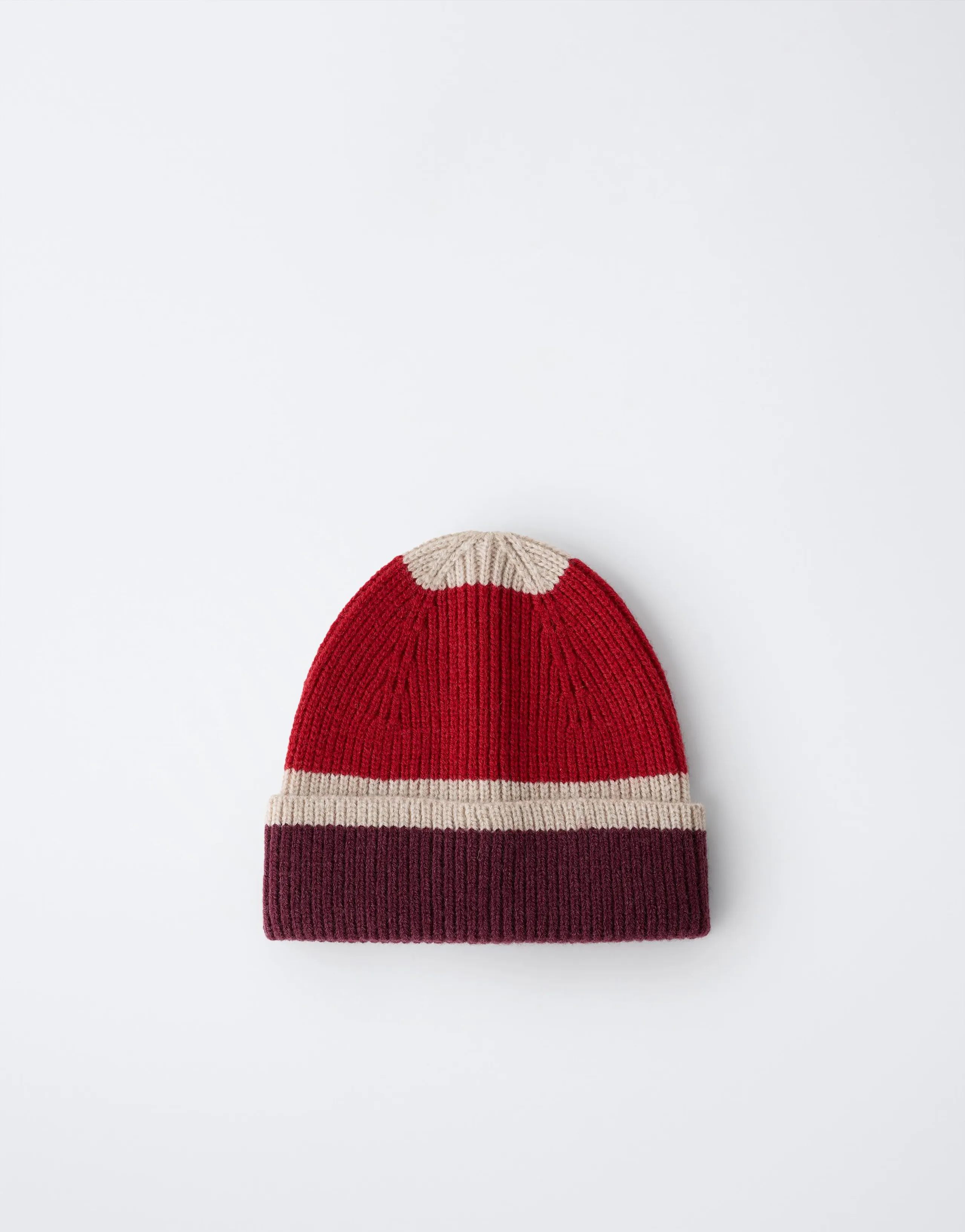 COLOUR BLOCK KNIT BEANIE