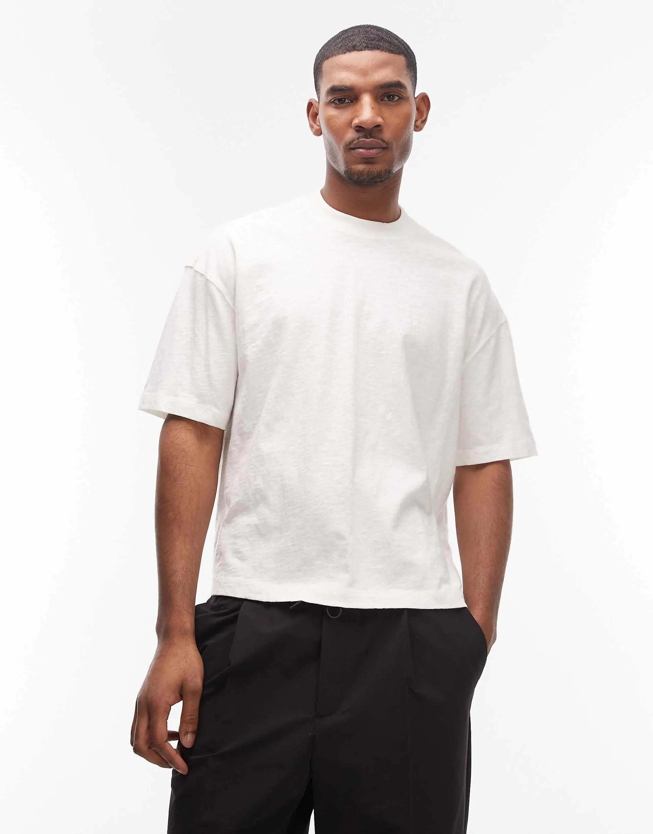AllSaints Casper short sleeve T-shirt in white