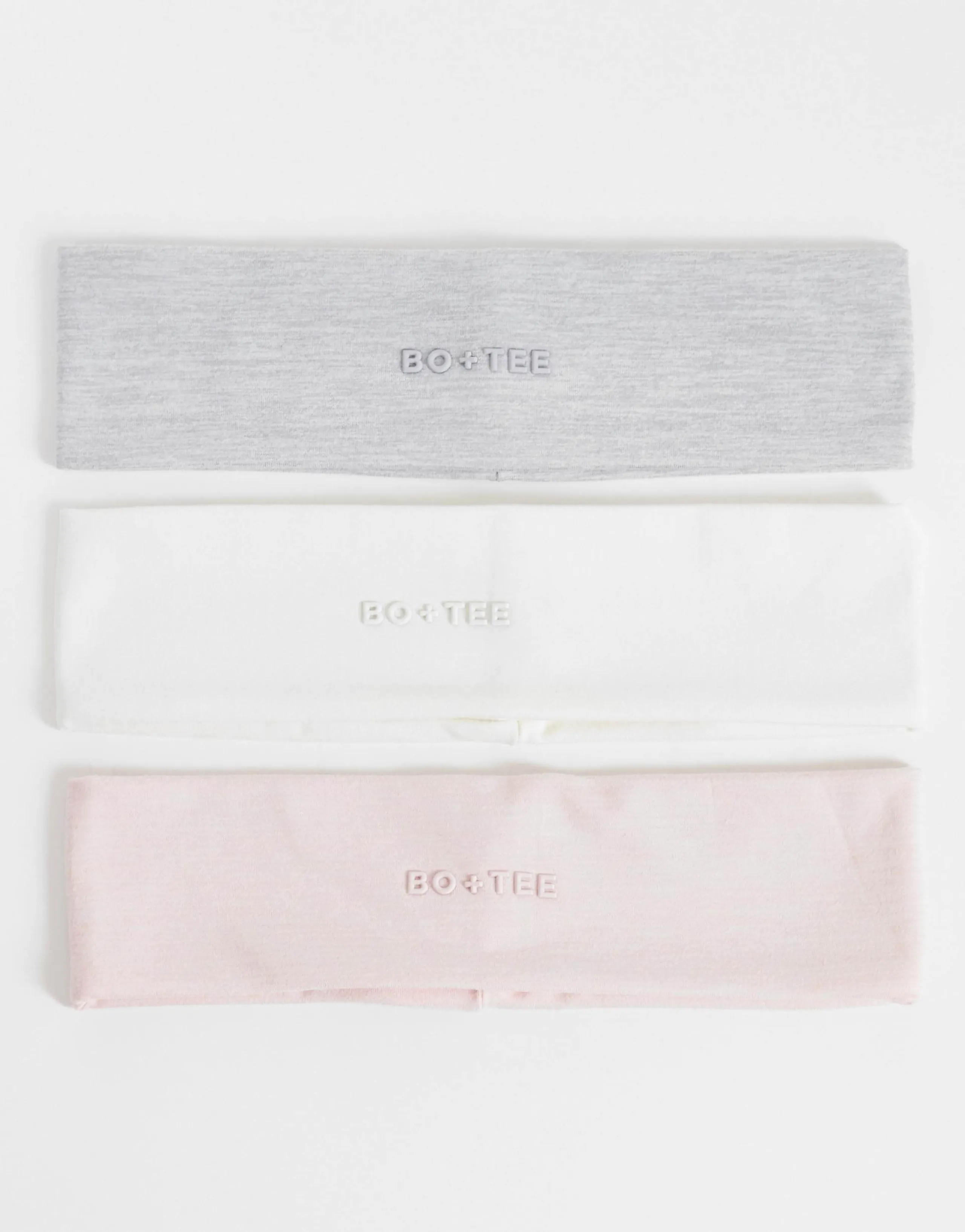 Bo+Tee soft active 3 pack headbands in multi